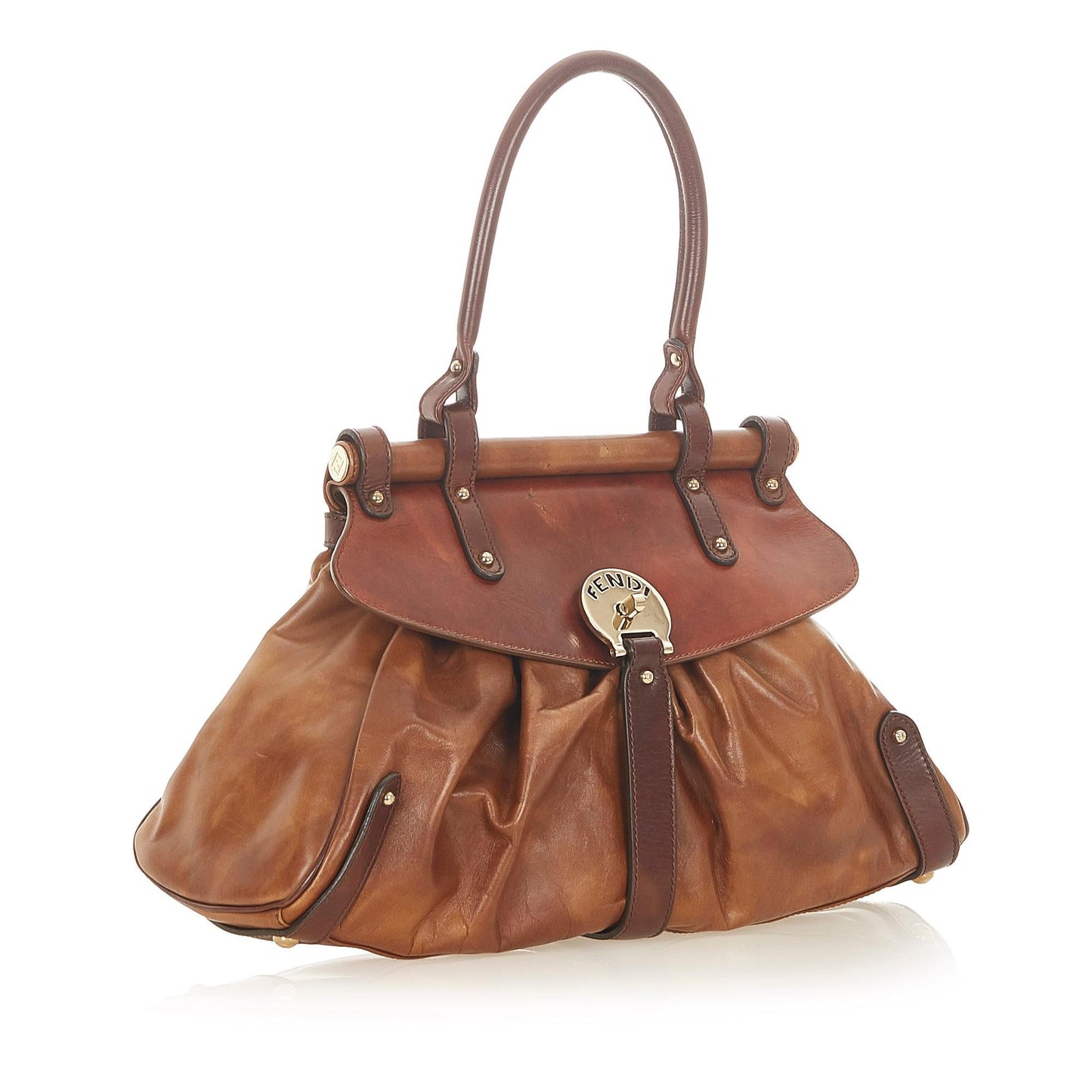 Fendi Handbag Shg Leather Satchel Bag