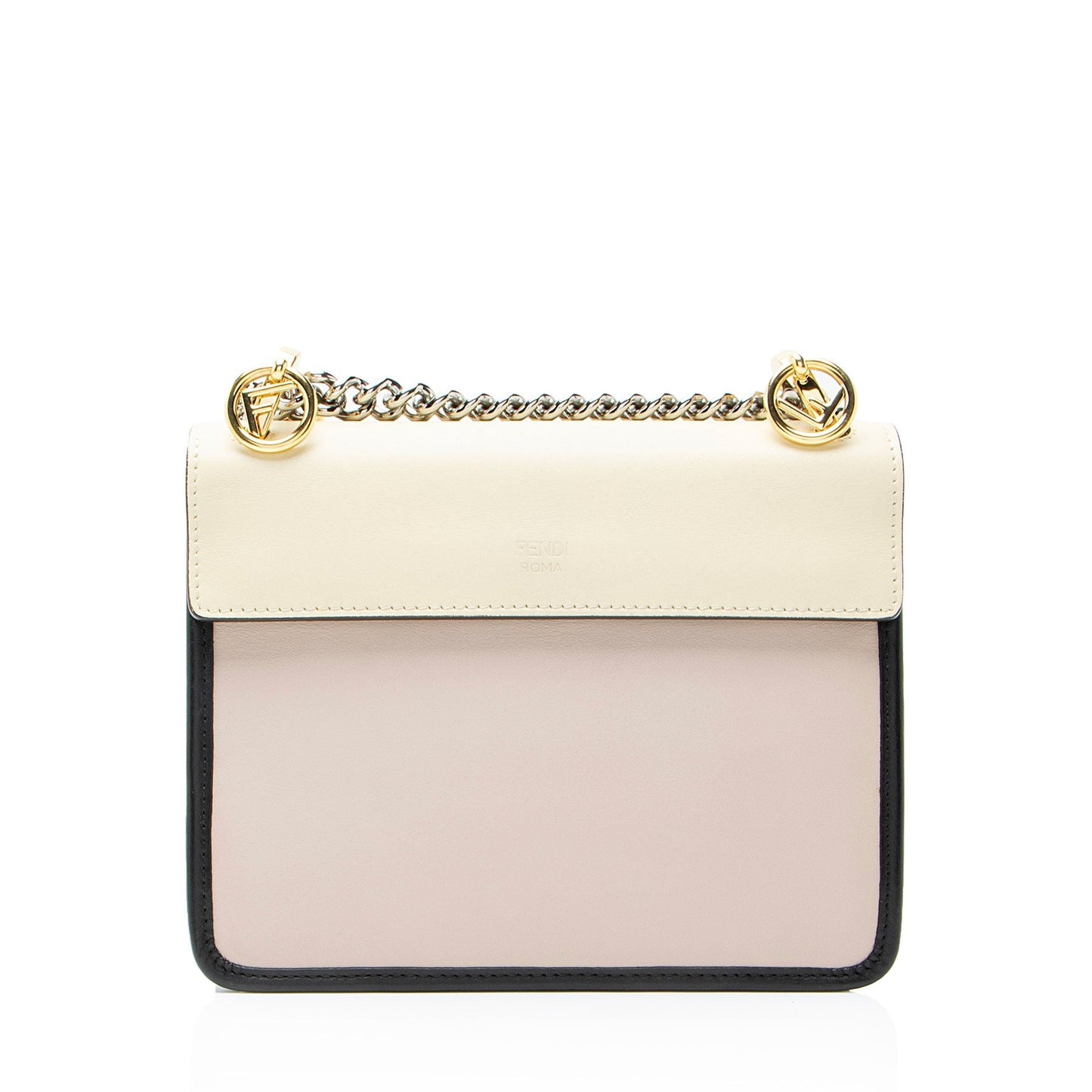 Fendi Kan Shoulder Bag Leather Small
