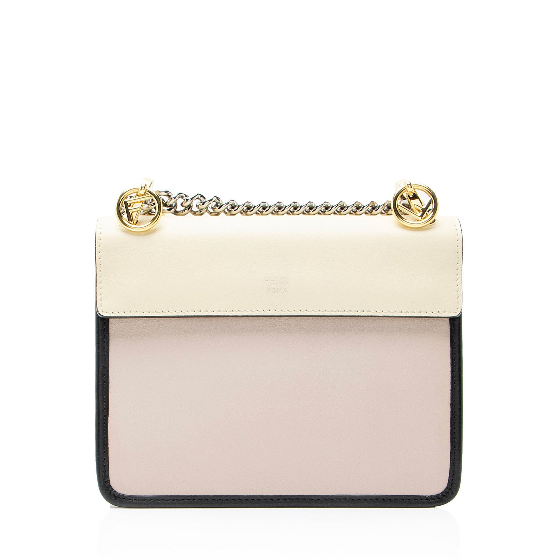 Fendi Kan Shoulder Bag Leather Small