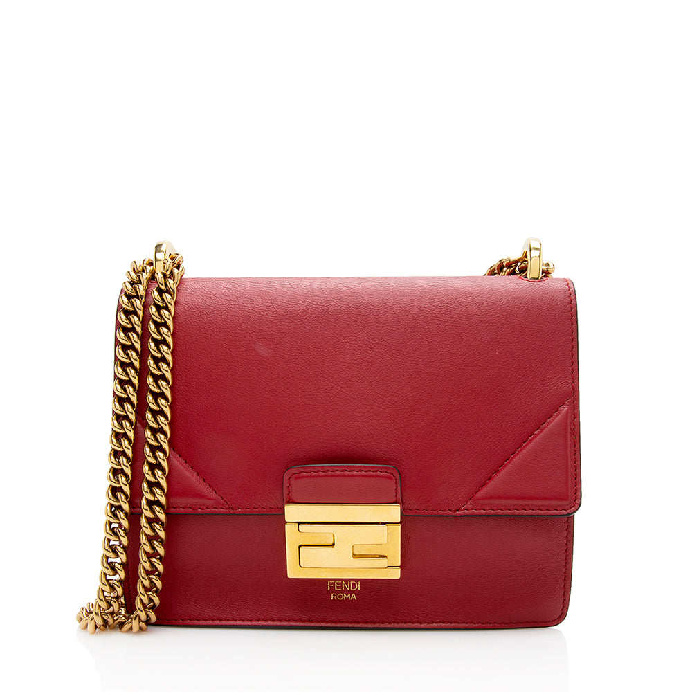 Fendi Kan Grace Crossbody Bag Shf Leather Small