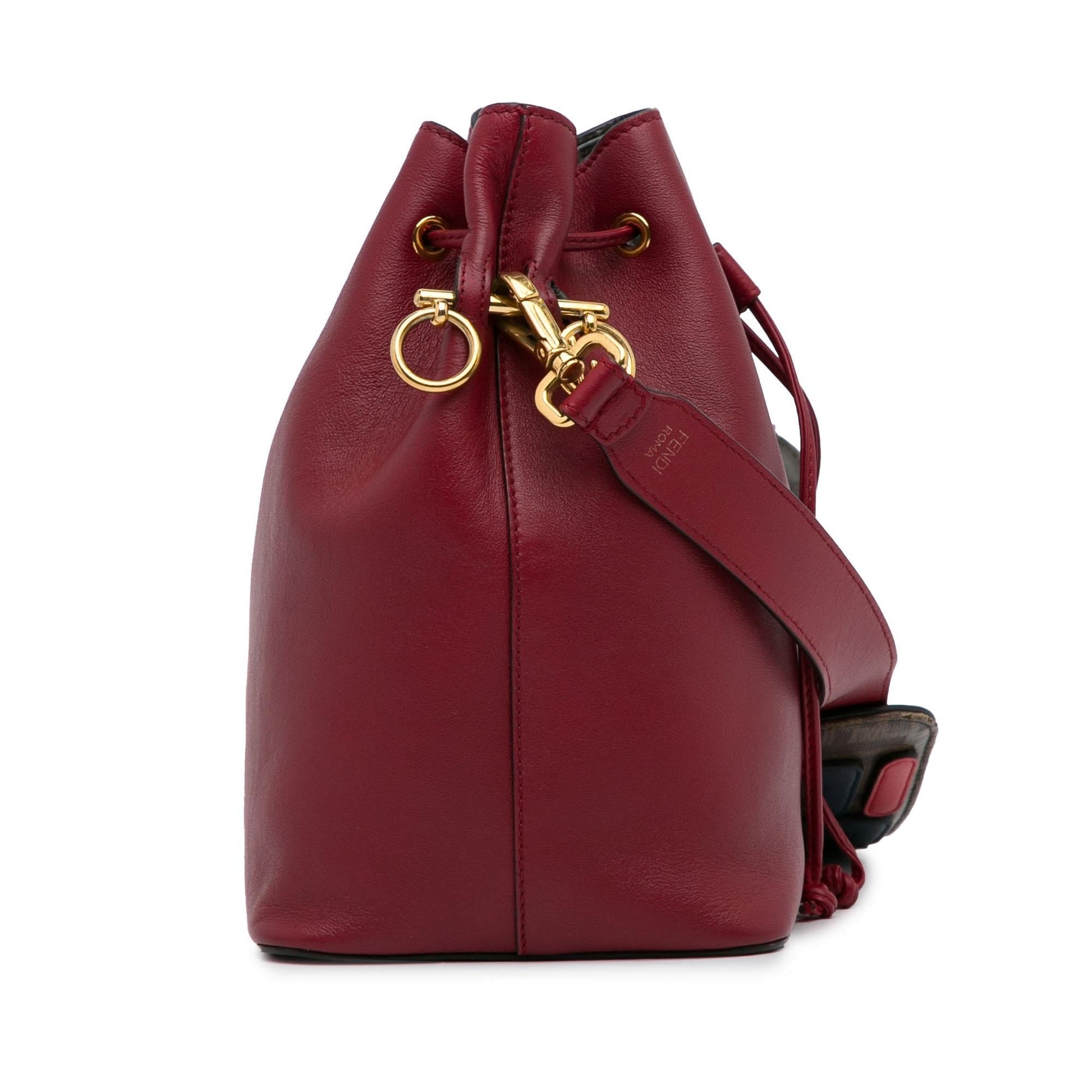 Fendi Mon Tresor Bag Shg 8Qkizu Leather Bucket Shoulder Bag