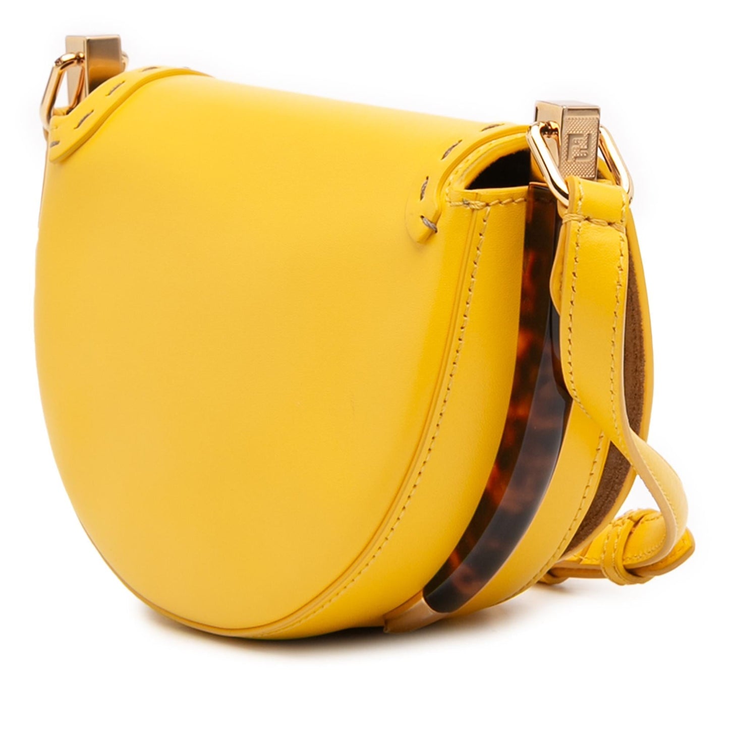 Fendi Moonlight Crossbody Leather Crossbody Bag