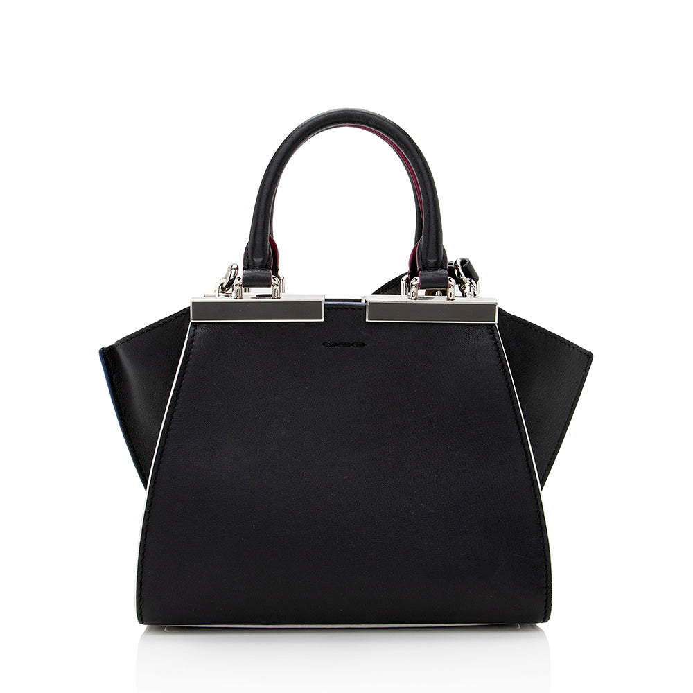 Fendi Petite 2Jours Tote Shf Leather Tote Bag