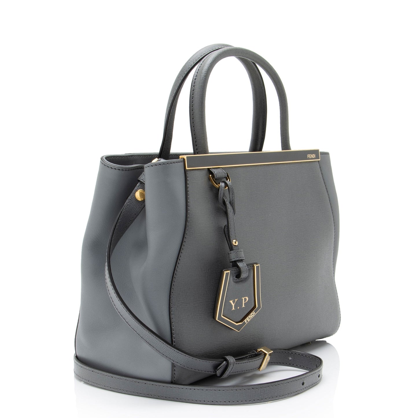 Fendi Petite 2Jours Tote Leather Tote Bag