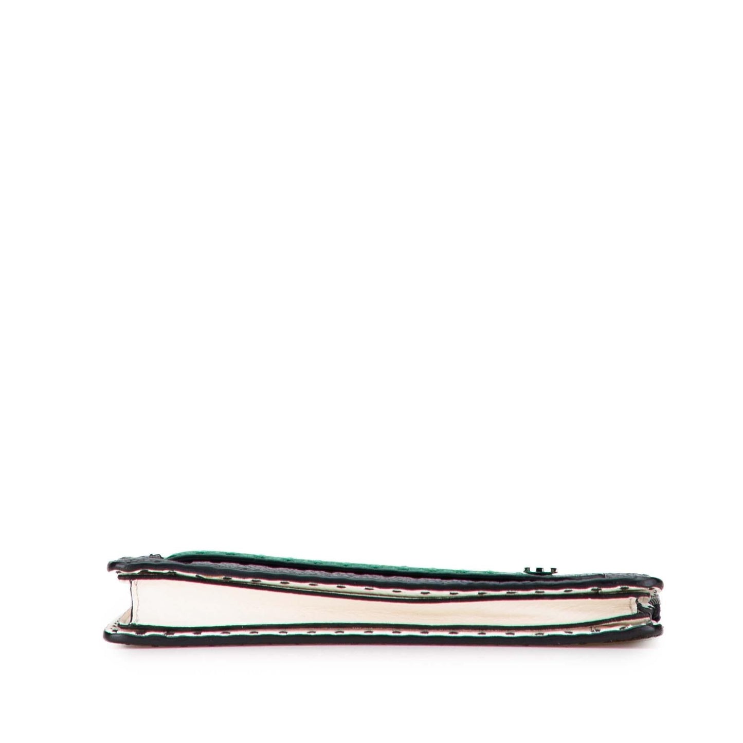 Fendi Selleria Clutch Leather Clutch Bag