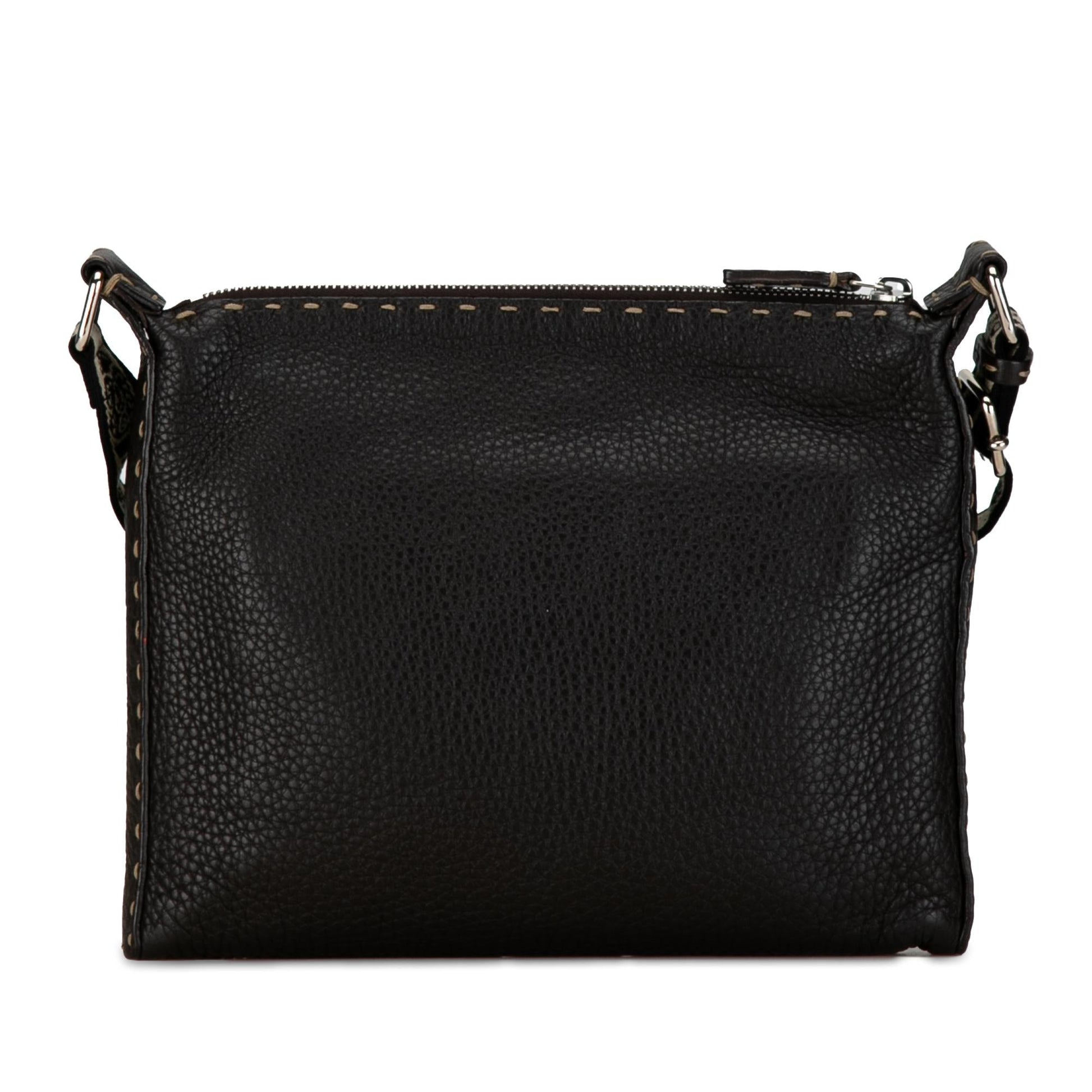 Fendi Selleria Crossbody Shg W68Jgn Leather Crossbody Bag