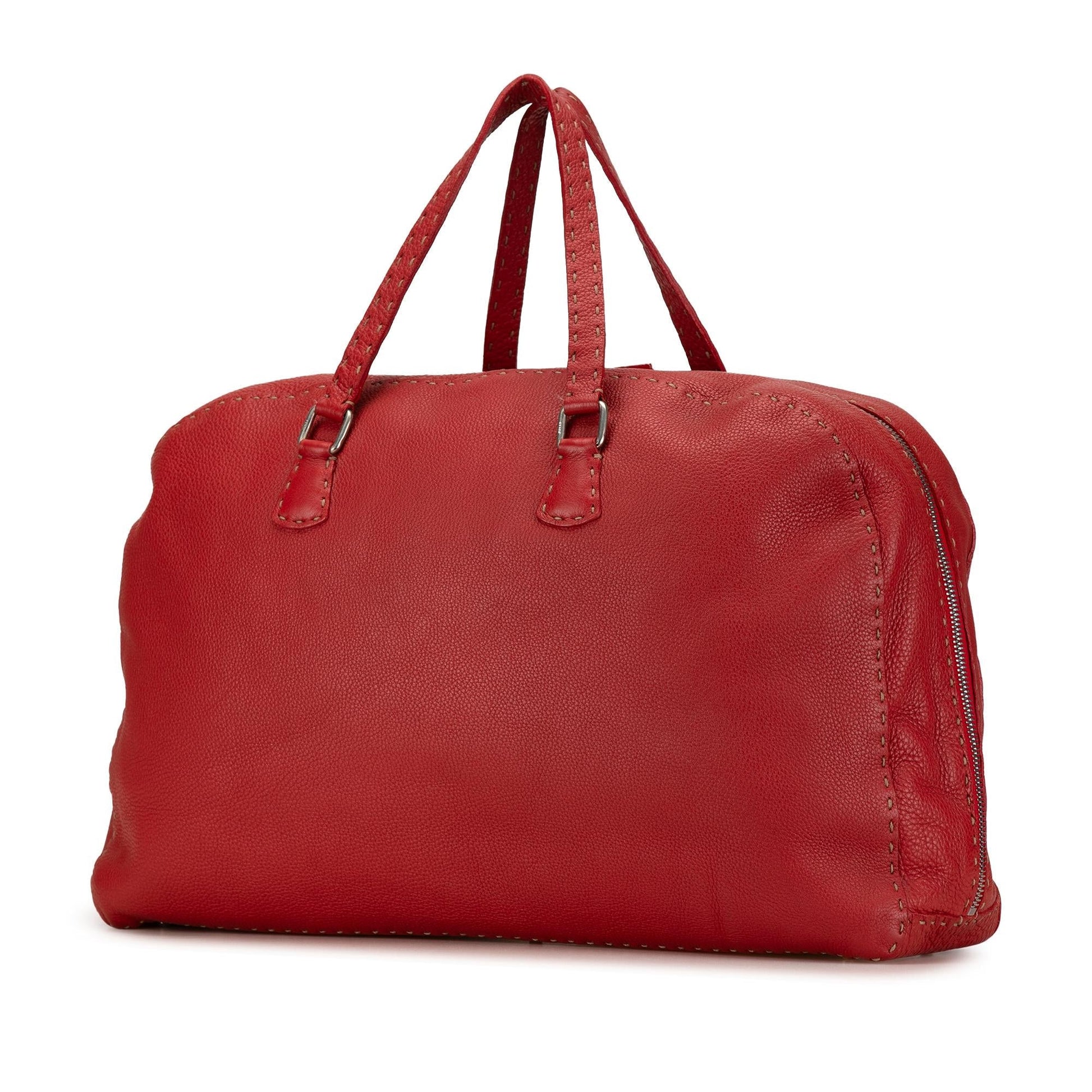 Fendi Selleria Handbag Shg Leather Satchel Bag