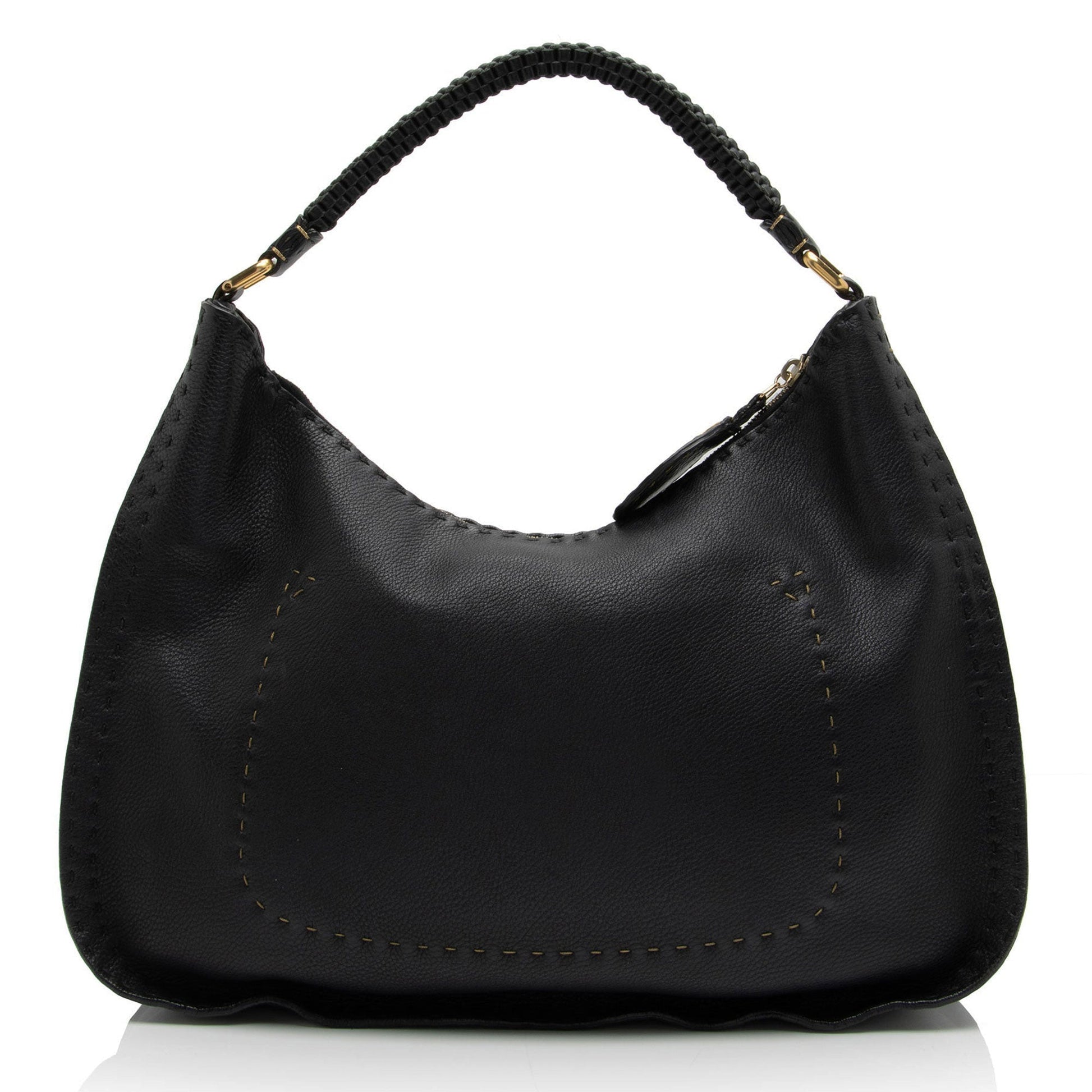 Fendi Selleria Hobo Shf Xh4Dib Leather Shoulder Bag
