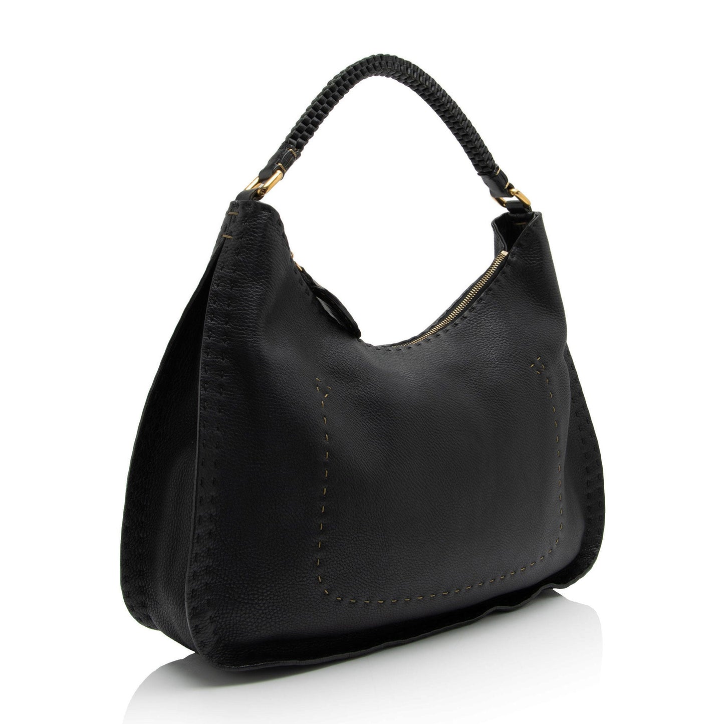 Fendi Selleria Hobo Shf Xh4Dib Leather Shoulder Bag