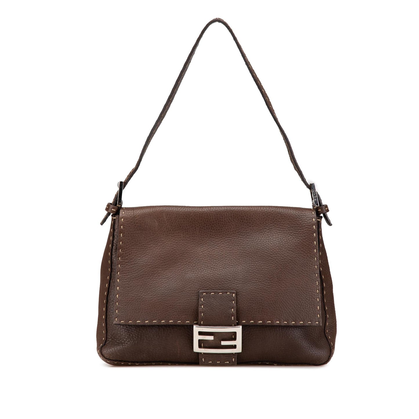Fendi Selleria Mamma Forever Shoulder Bag Leather