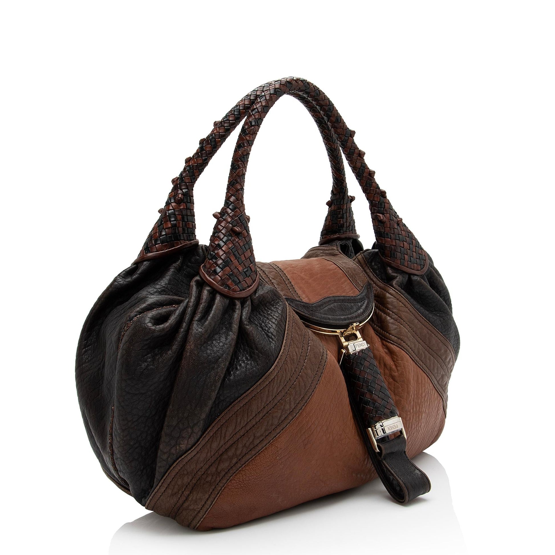 Fendi Spy Satchel Shf Leather Satchel Bag