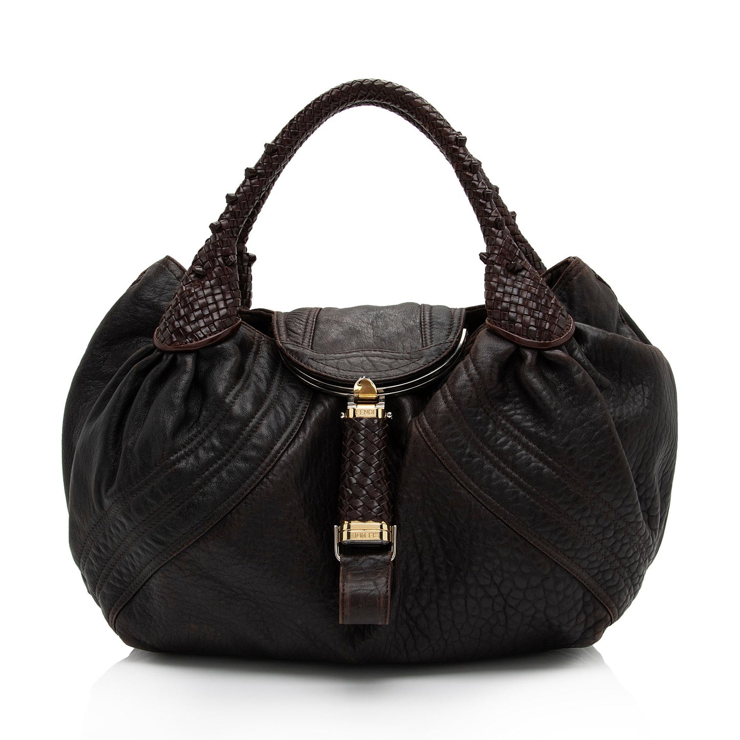 Fendi Spy Satchel Shf 1314Gg Leather Satchel Bag