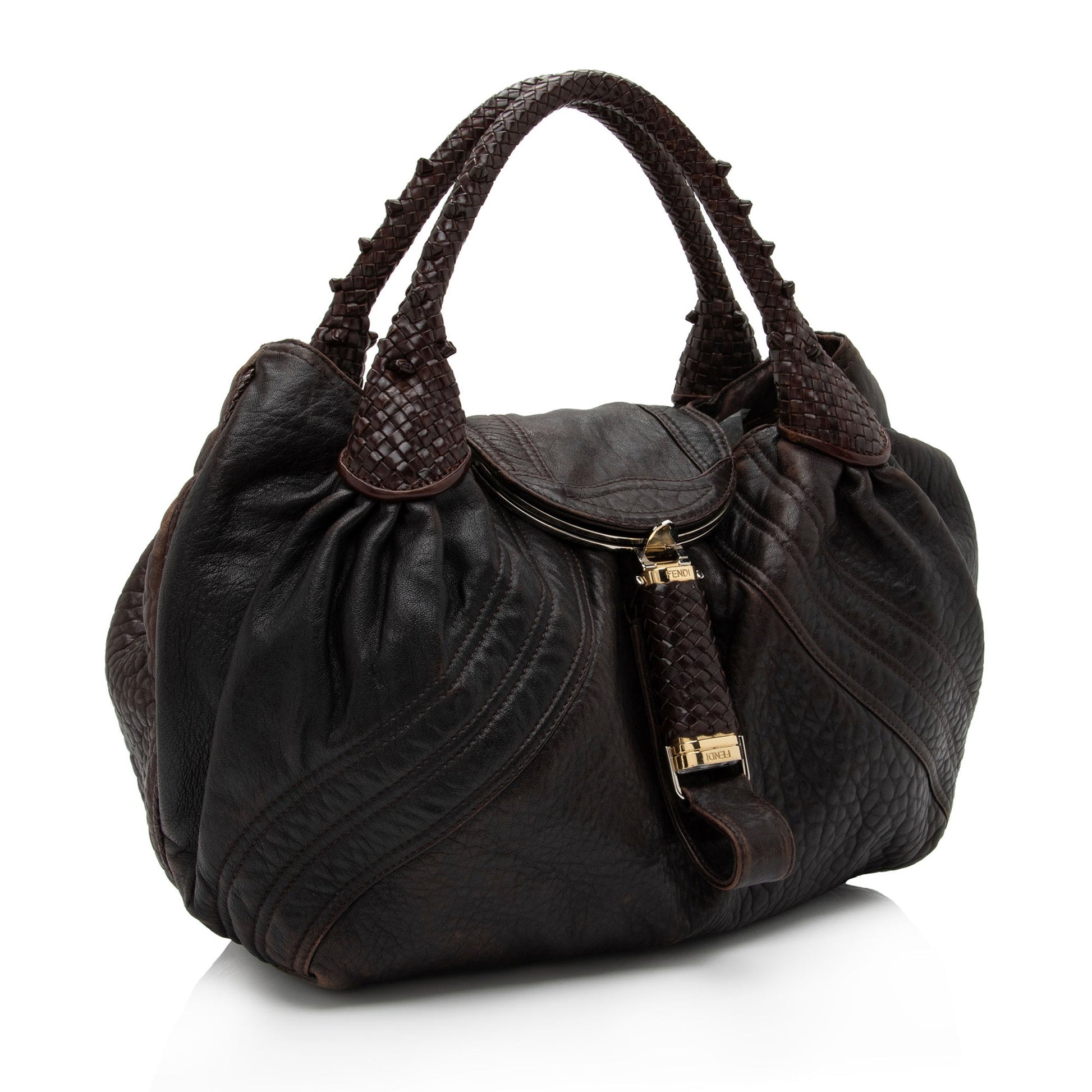 Fendi Spy Satchel Shf 1314Gg Leather Satchel Bag