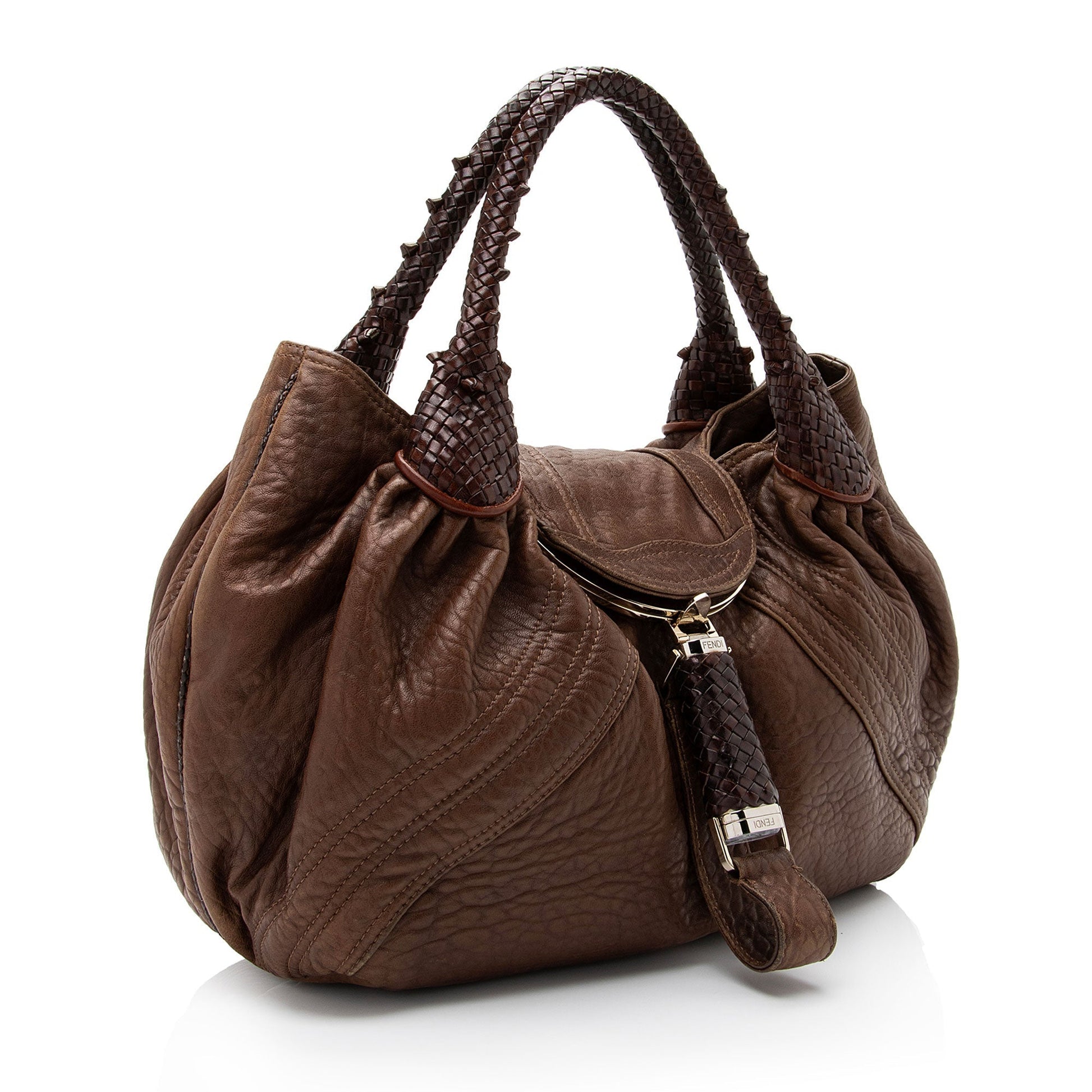 Fendi Spy Satchel Shf Vatgxy Leather Satchel Bag