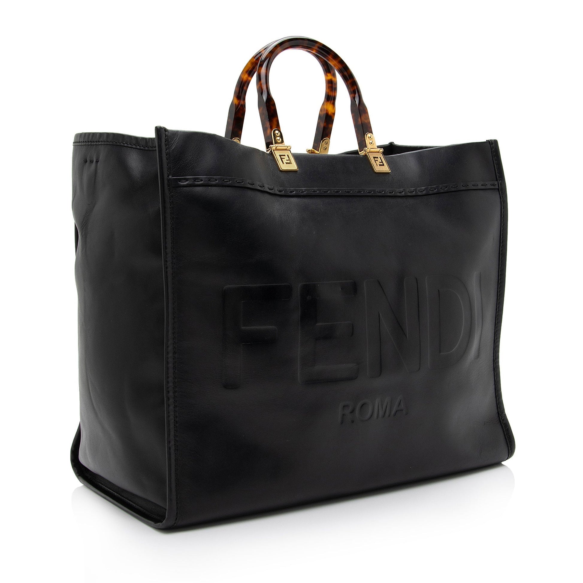 Fendi Sunshine Shopper Tote Shf Leather Large Tote Bag Tote Shf Dqt17B