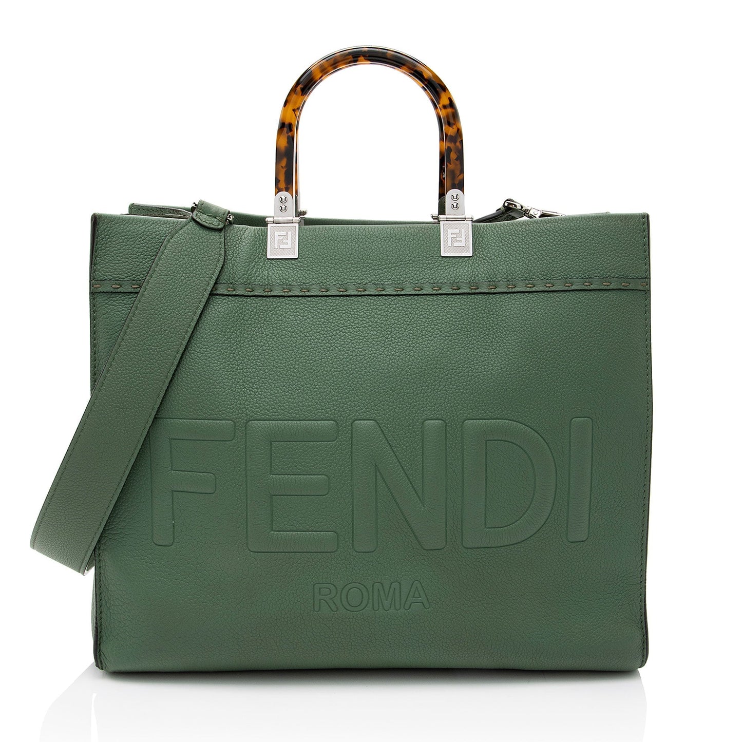 Fendi Sunshine Shopper Tote Shf Qvztkq Leather Medium Tote Bag