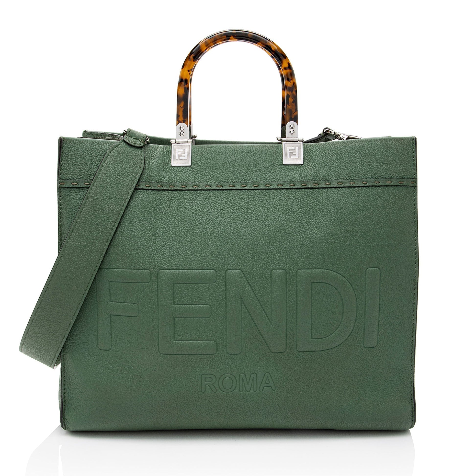 Fendi Sunshine Shopper Tote Shf Qvztkq Leather Medium Tote Bag