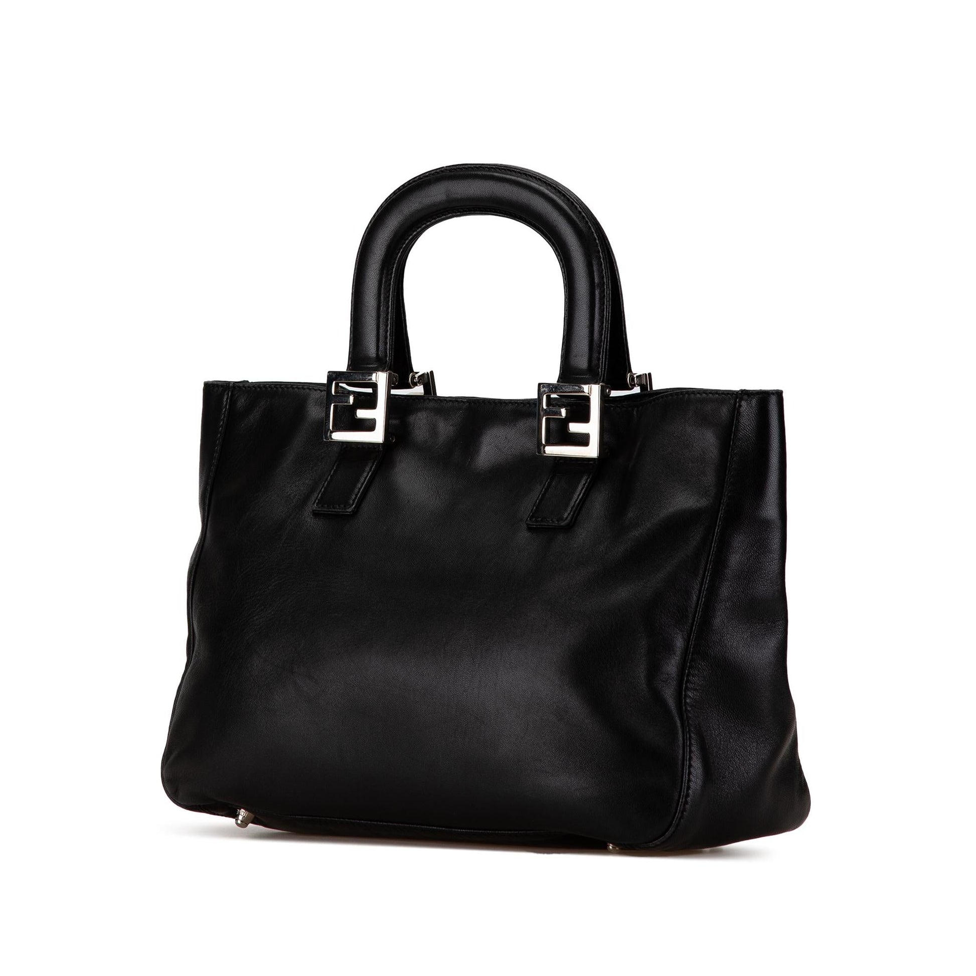 Fendi Twins Handbag Shg Cah655 Leather Satchel Bag