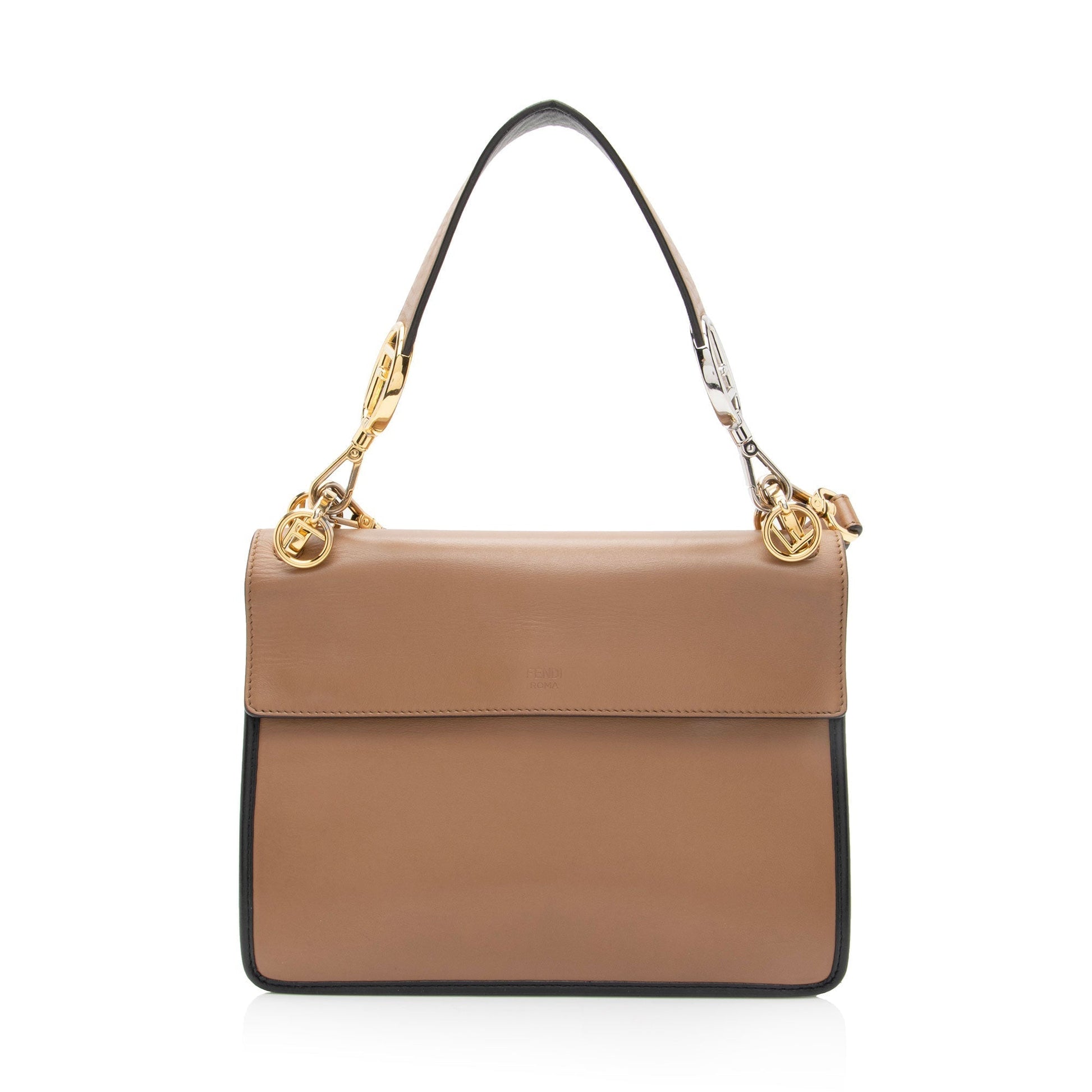 Fendi Zucca Kan Shoulder Bag Shf Ypmlhg Leather Medium