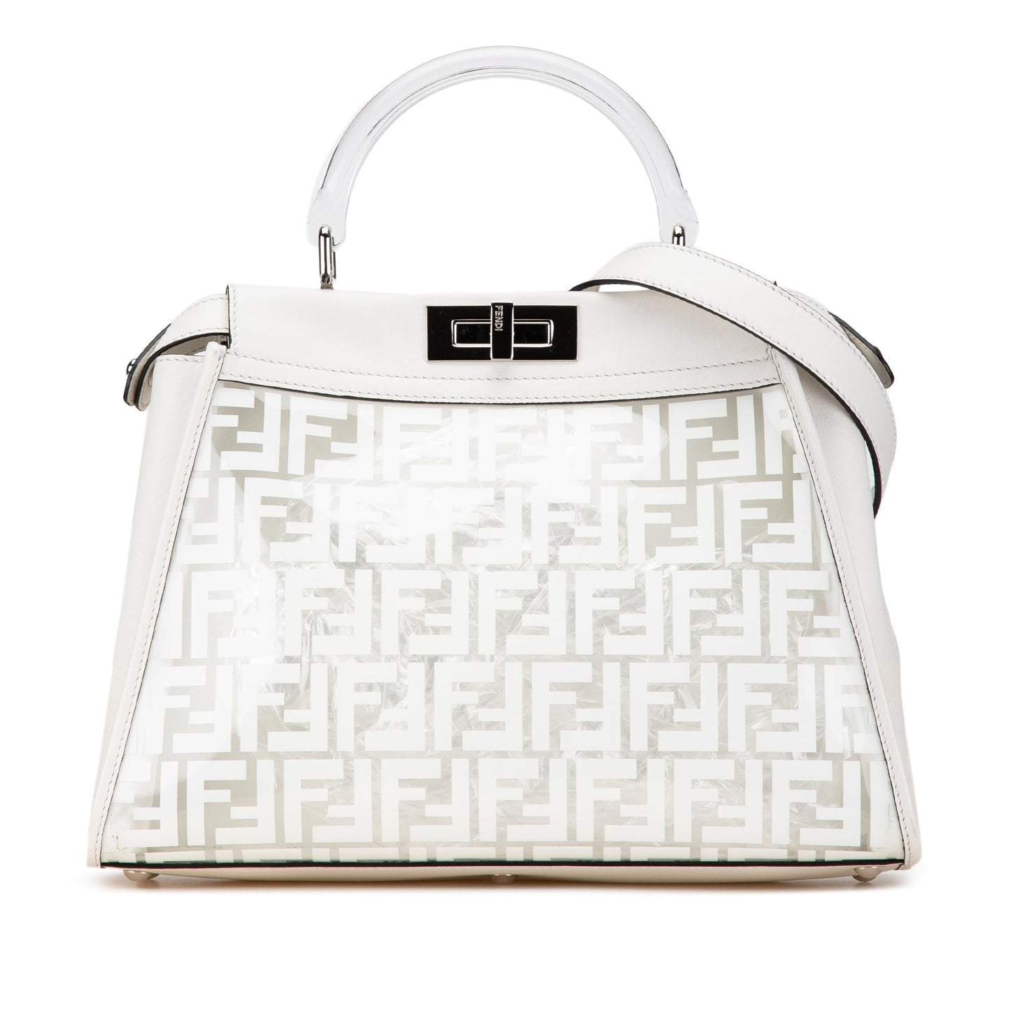 Fendi Limited Edition Pvc Peekaboo Satchel Medium Satchel Bag