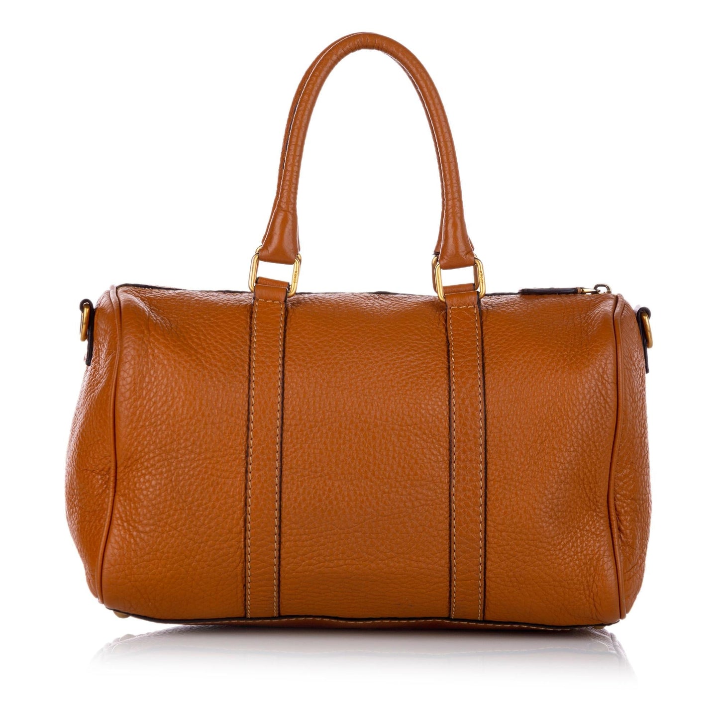 Fendi Linda Boston Bag Shg Leather Satchel Bag Bag Shg 26677