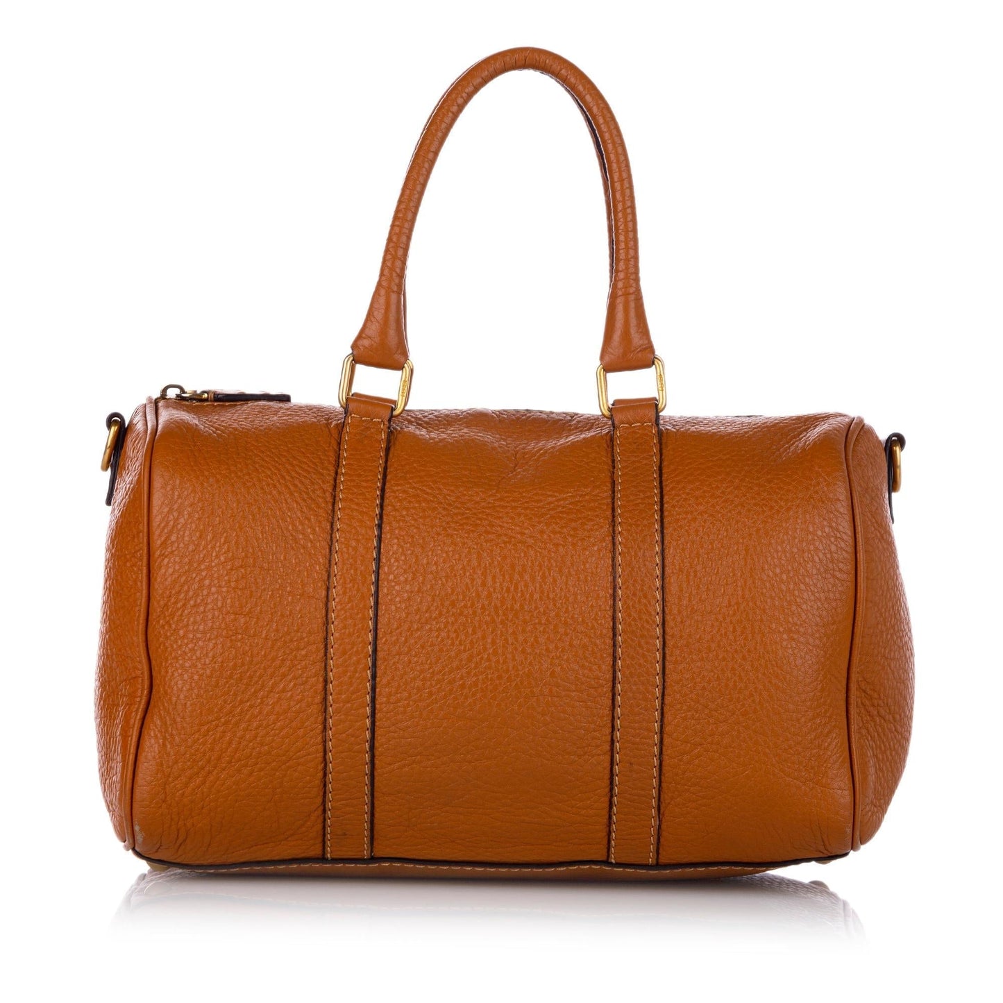 Fendi Linda Boston Bag Shg Leather Satchel Bag Bag Shg 26677