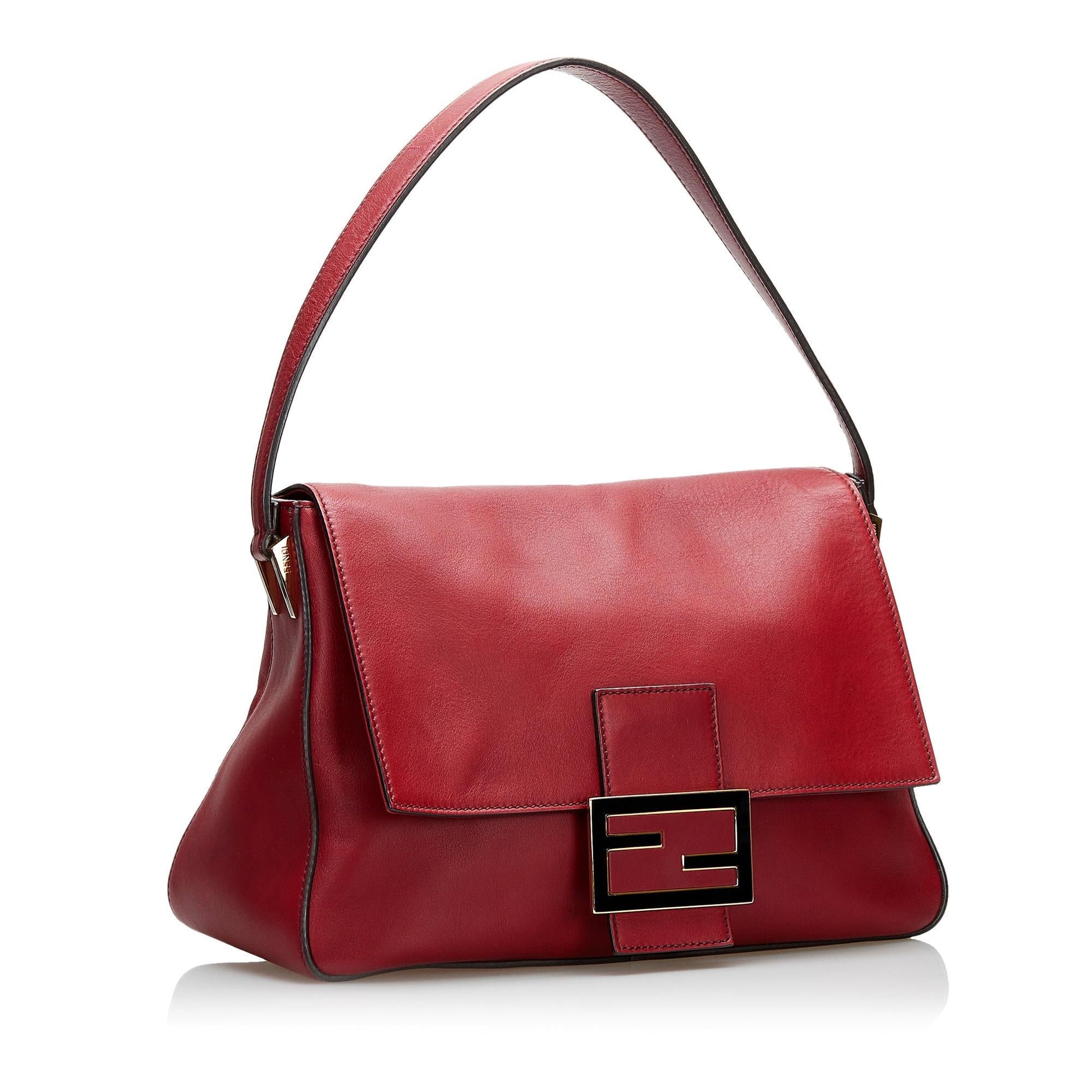 Fendi Mamma Forever Shoulder Bag Shg Leather