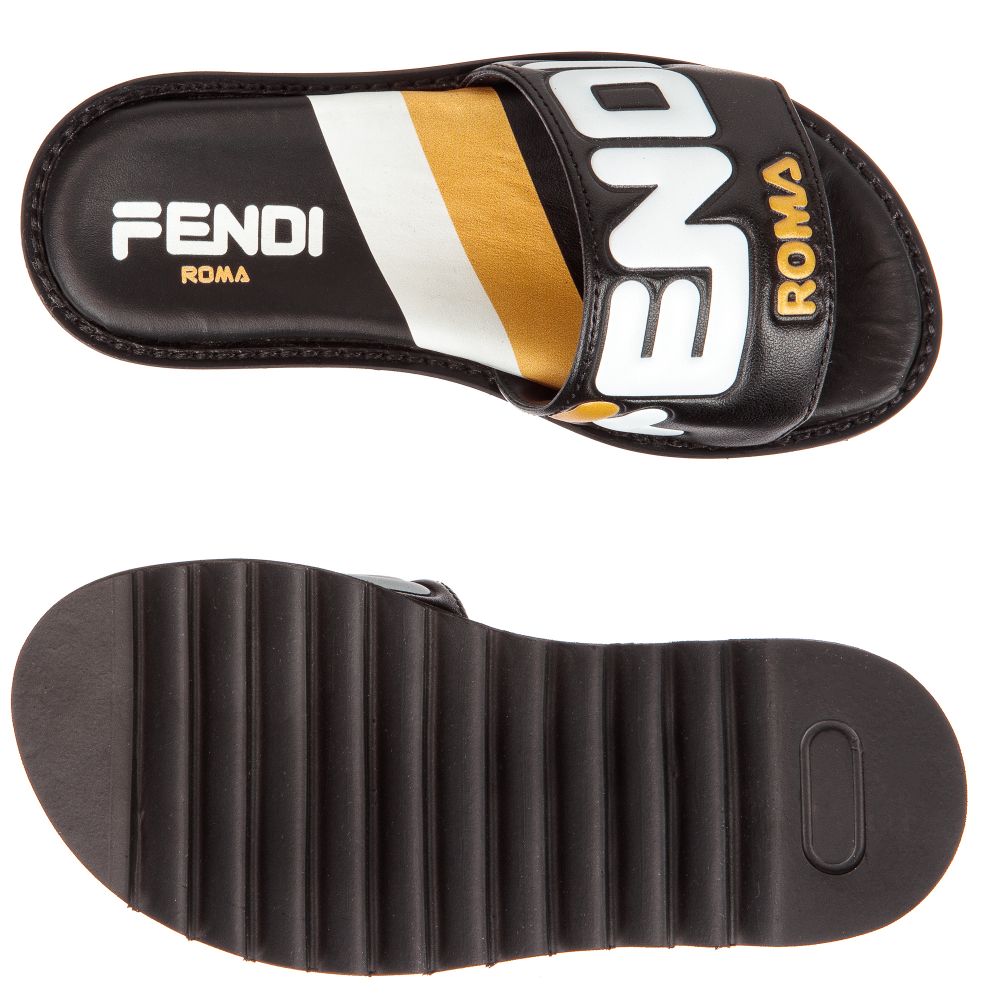 Fendi Mania Ff Sliders Handbag Shoes