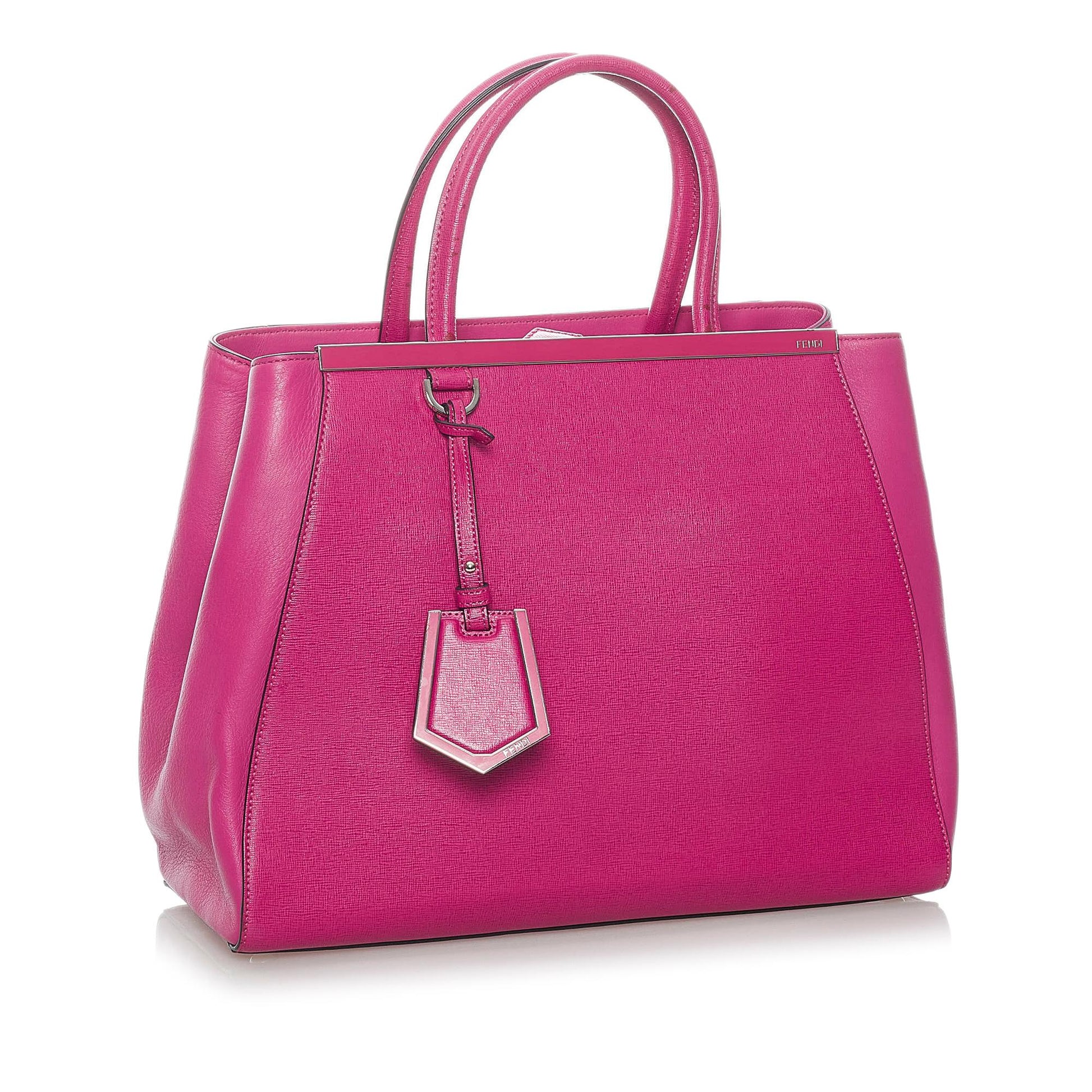 Fendi 2Jours Satchel Shg Leather Medium Satchel Bag