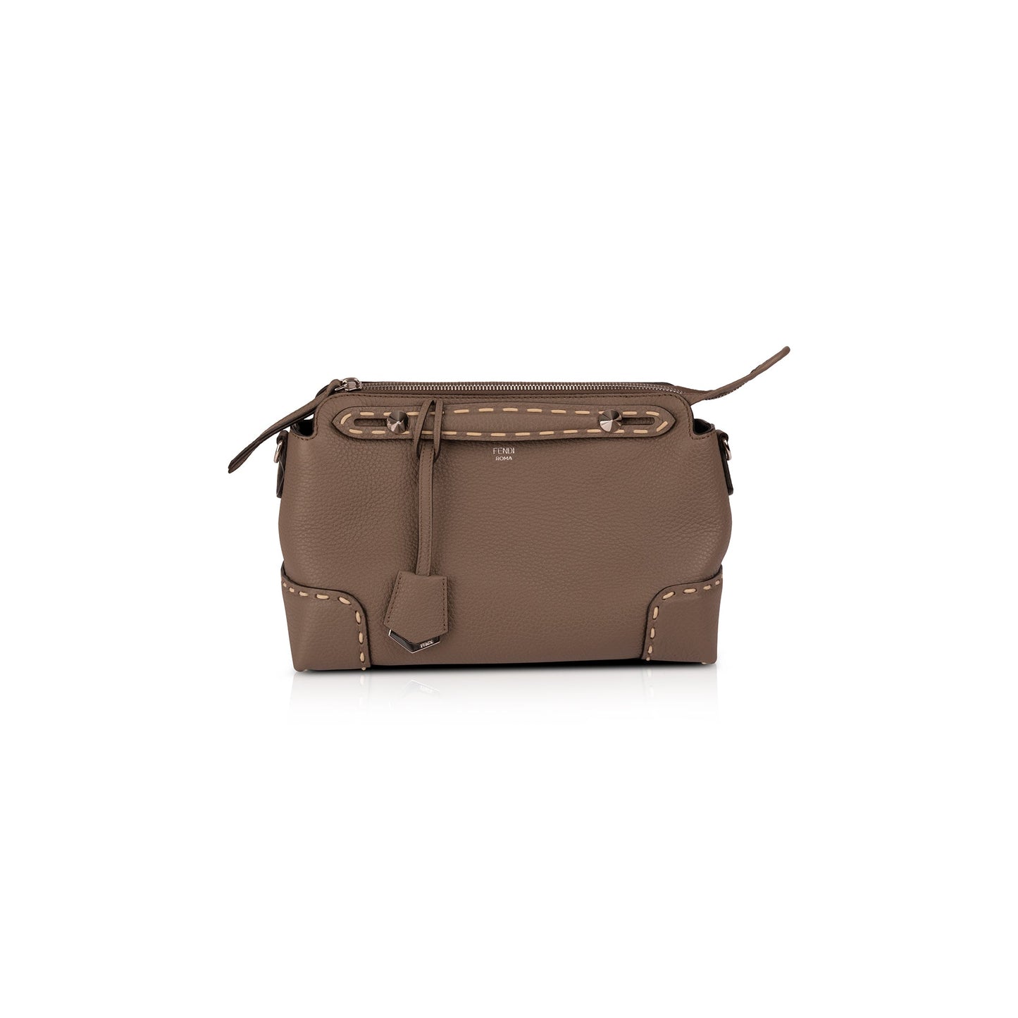 Fendi By The Way Satchel Leather Medium Travel Bag