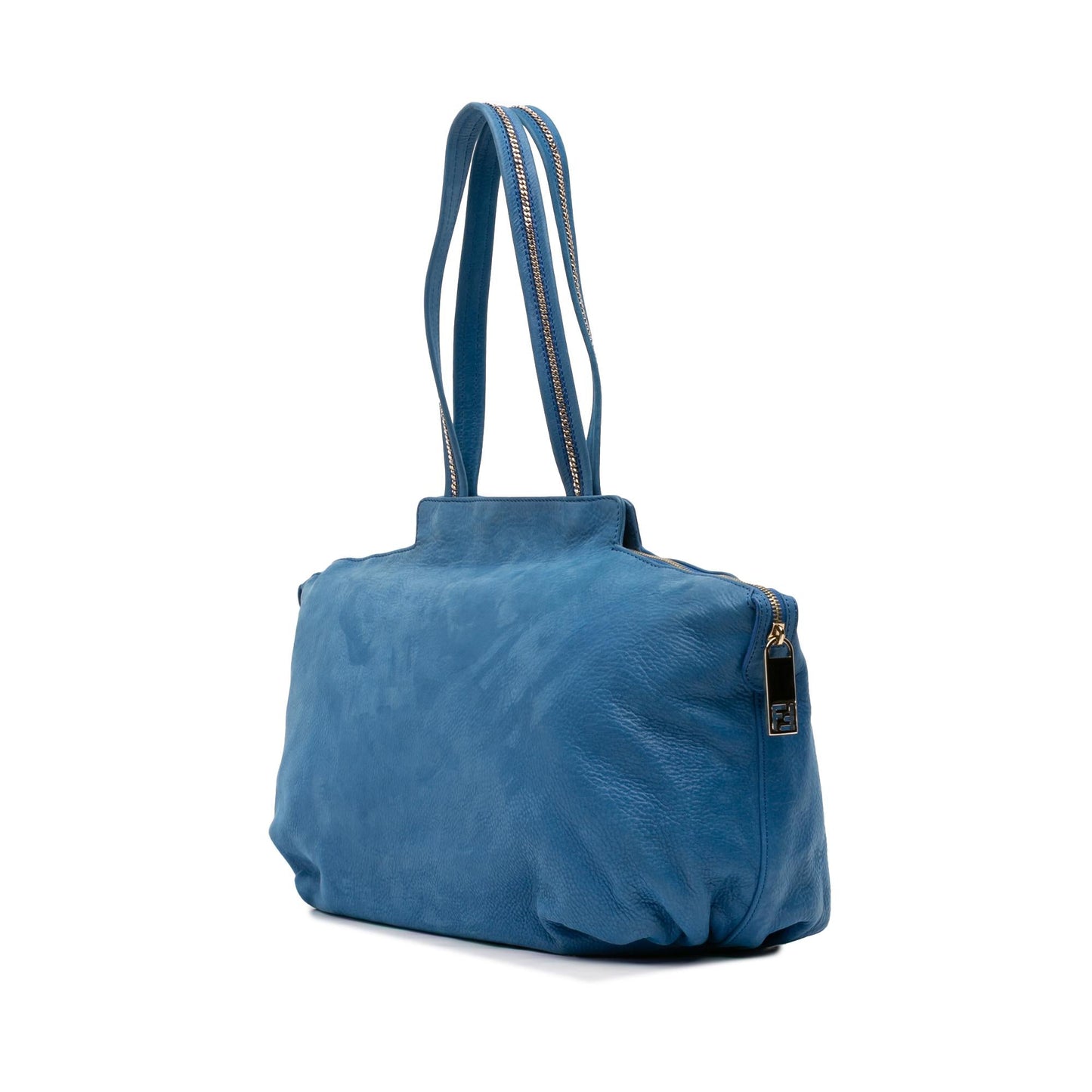 Fendi Ff Nubuck Chains Tote Medium Tote Bag