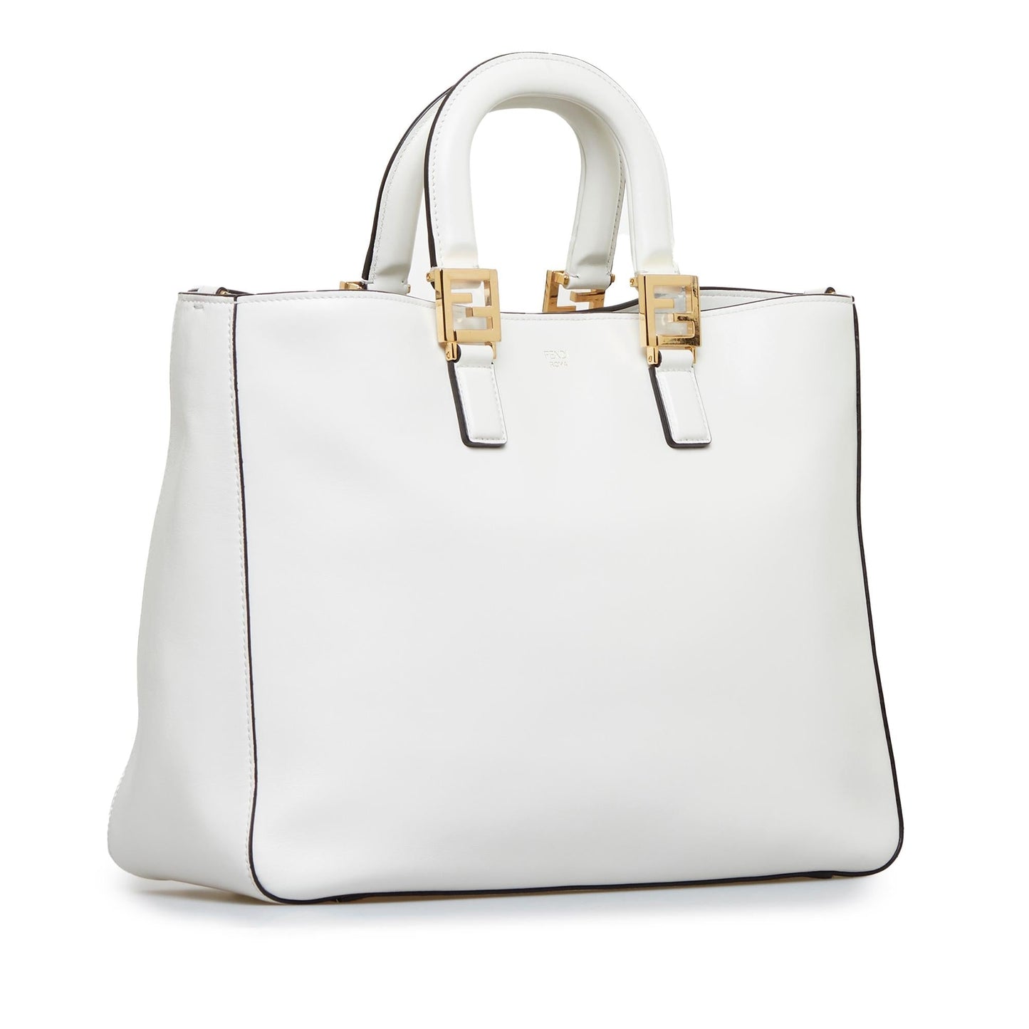 Fendi Glacier Ff Tote Shg Medium Tote Bag