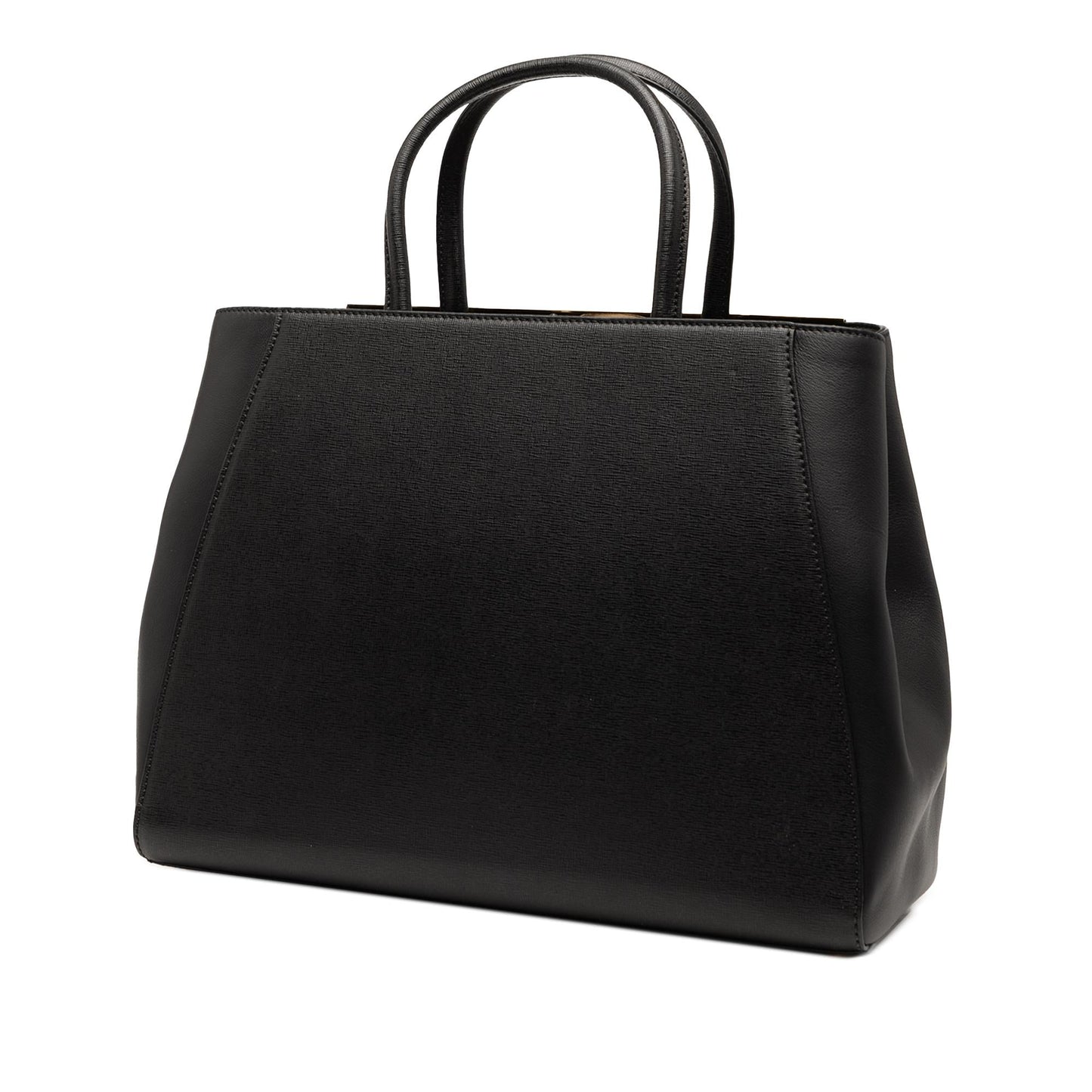 Fendi 2Jours Satchel Leather Medium Satchel Bag