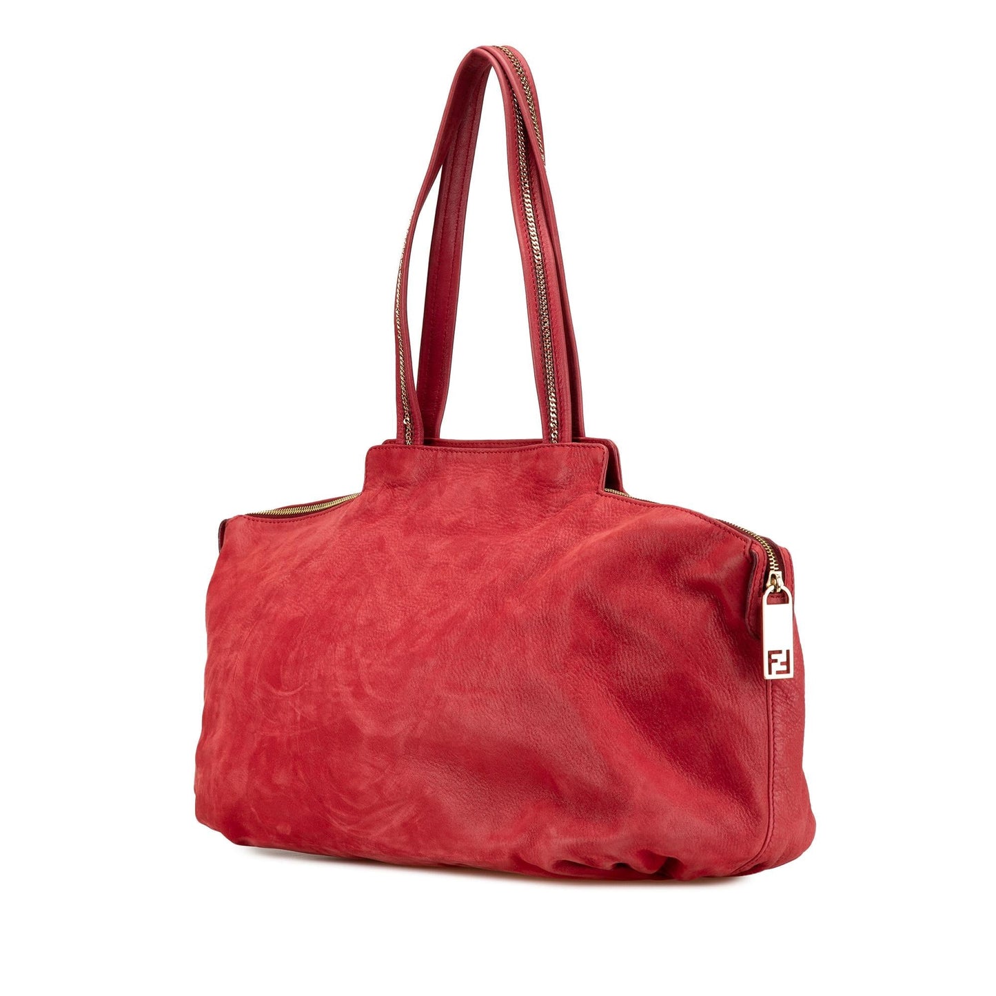 Fendi Chains Tote Leather Medium Tote Bag Leather Chains Tote