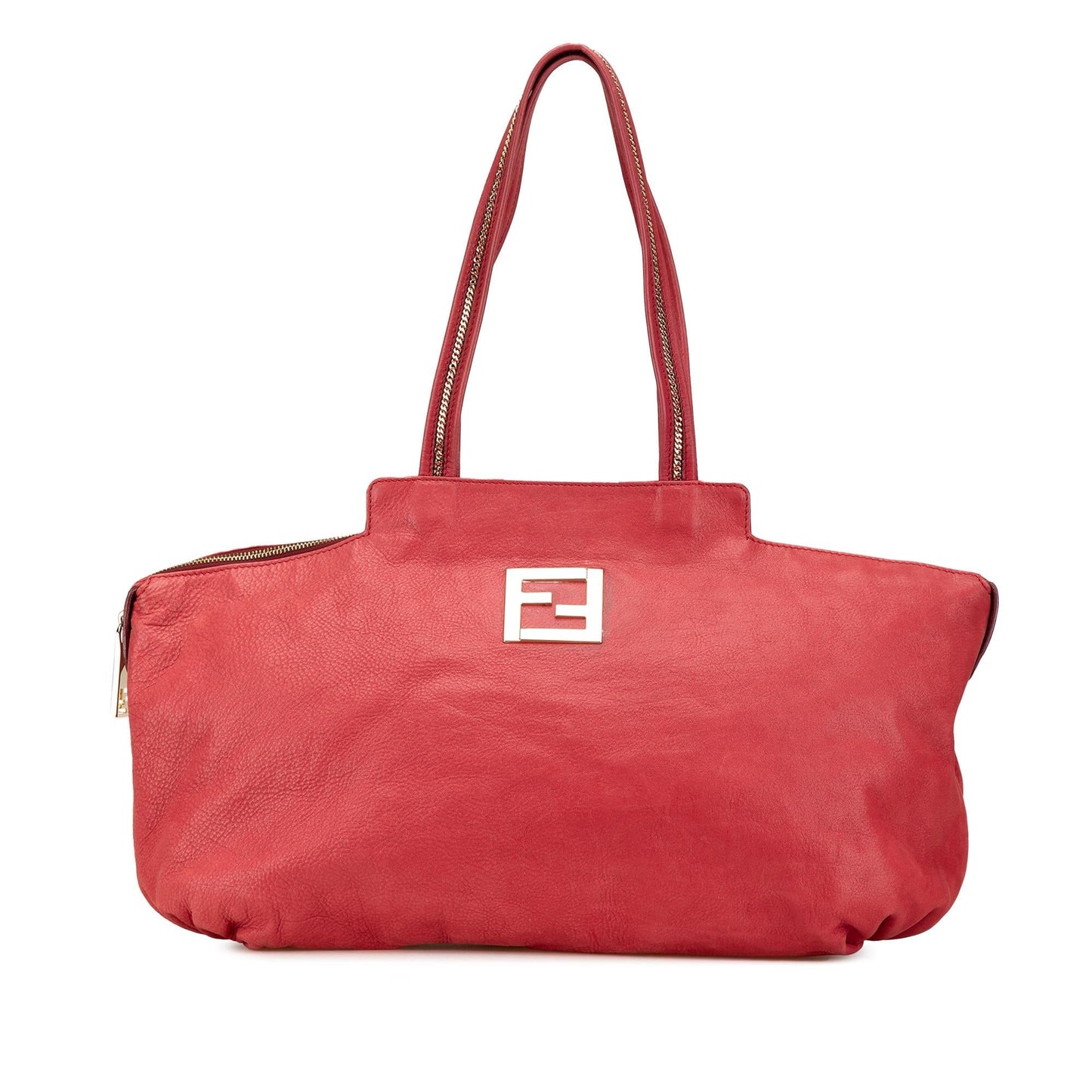 Fendi Chains Tote Leather Medium Tote Bag Chains Tote 1