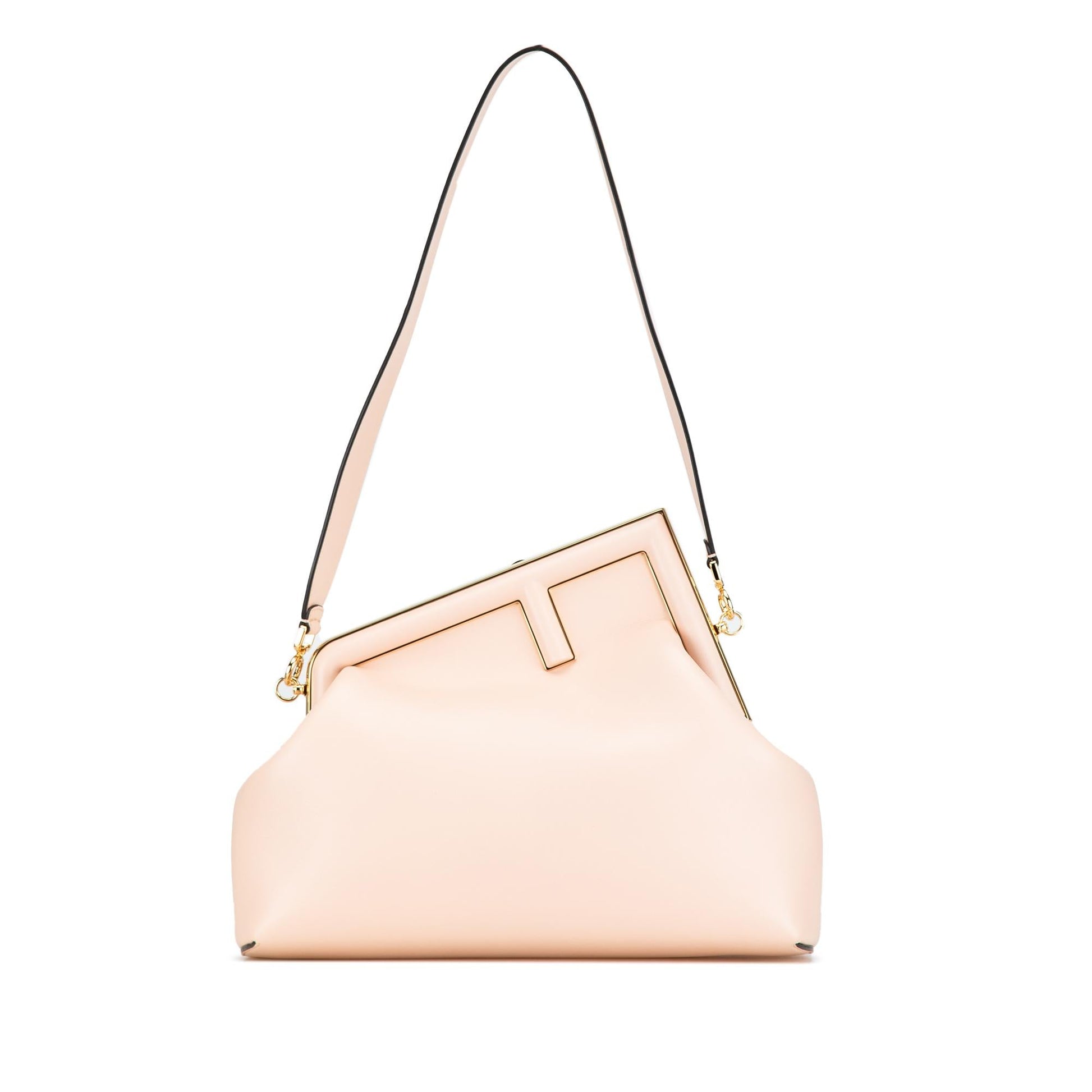 Fendi First Shoulder Bag Leather Medium Bag Shg Cgkpqu