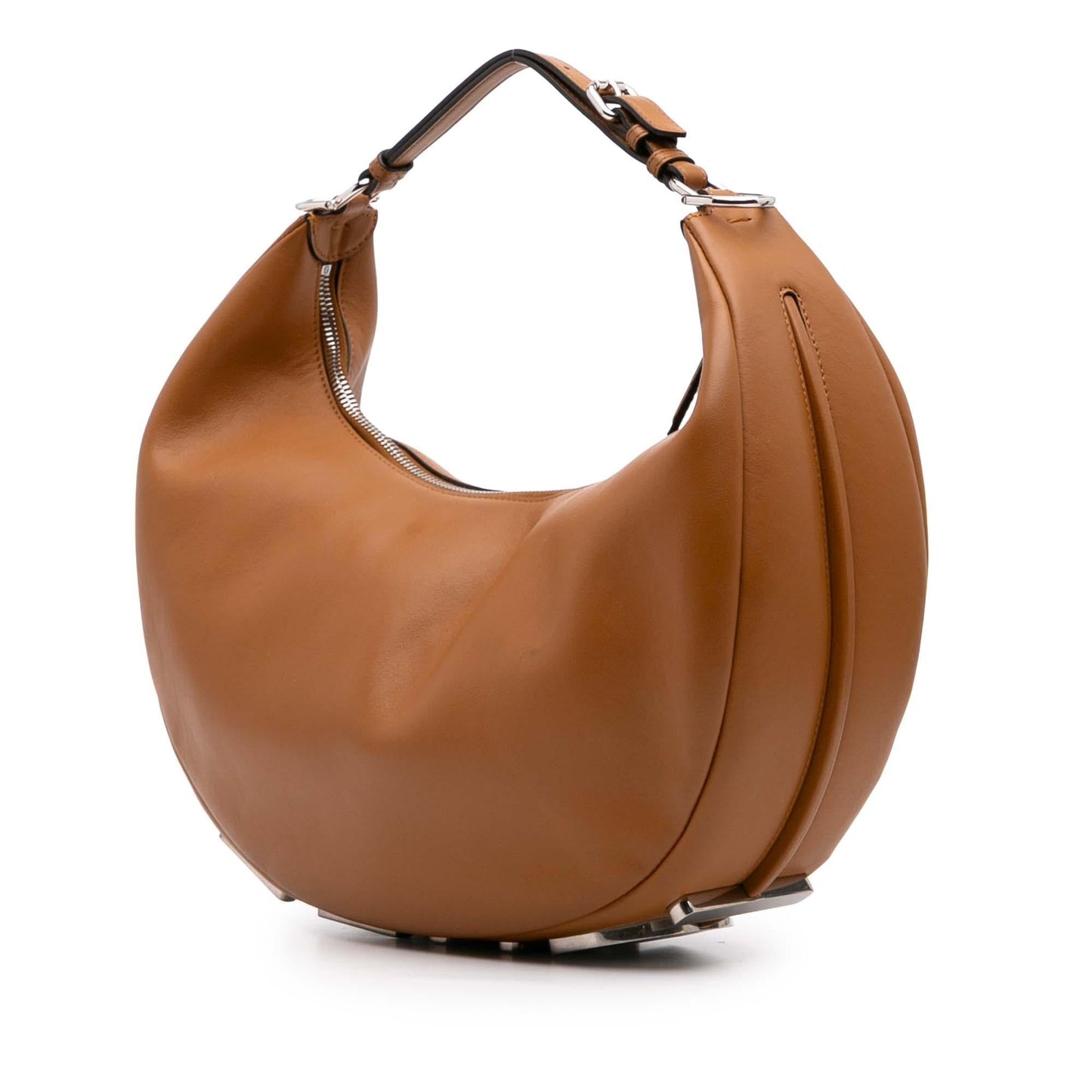 Fendi graphy Hobo Leather Medium Shoulder Bag