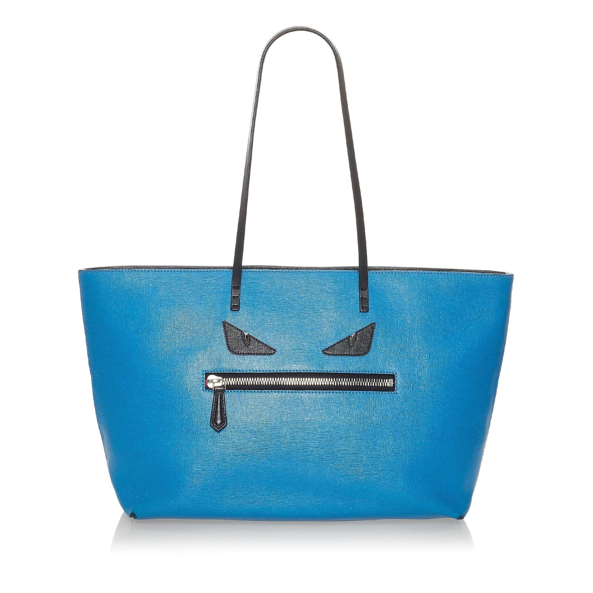 Fendi Monster Roll Tote Bag Shg Leather Medium