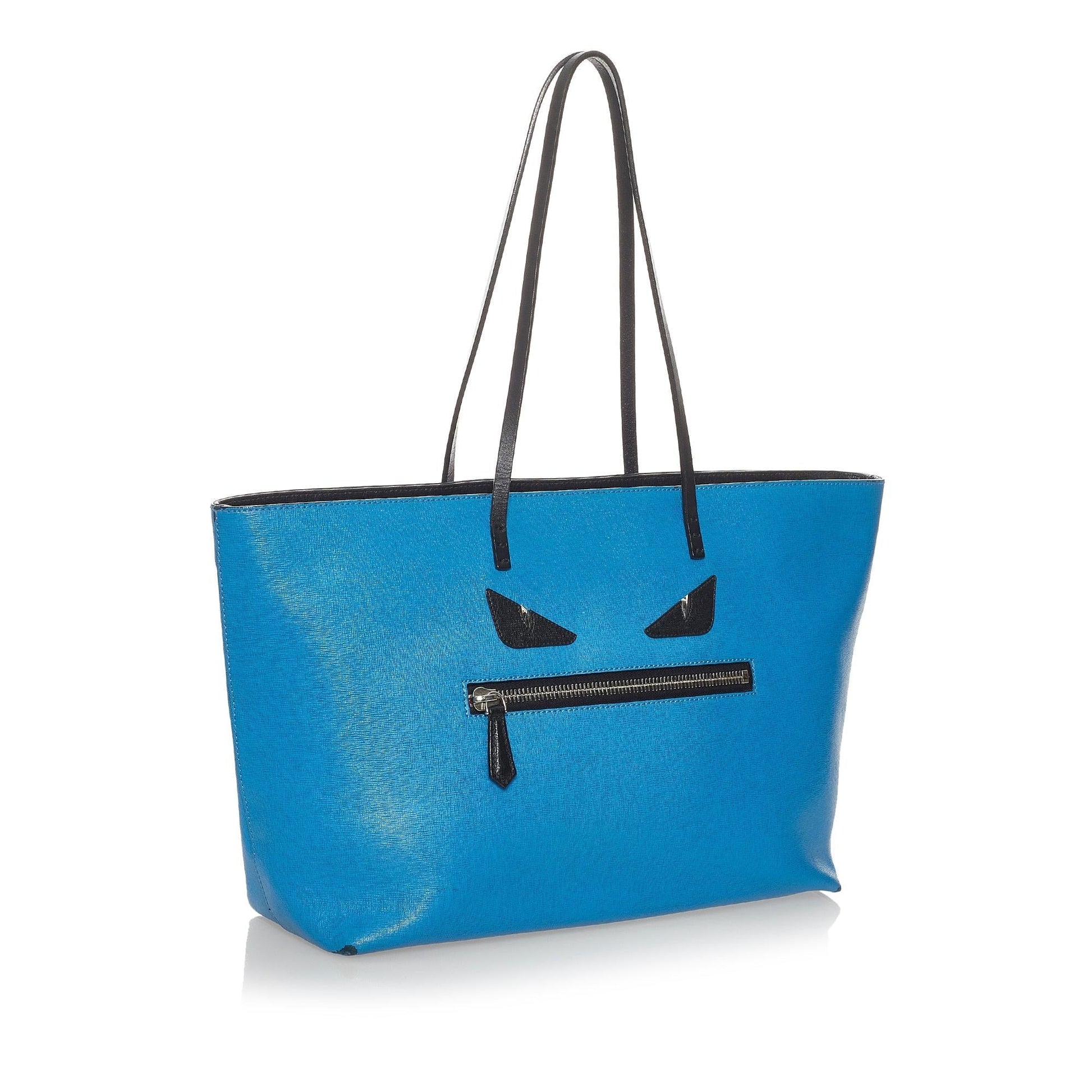 Fendi Monster Roll Tote Bag Shg Txialj Leather Medium
