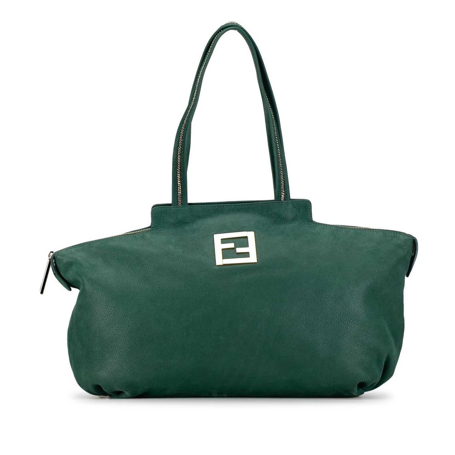 Fendi Nubuck Chains Tote Shg 3Jgpad Medium Tote Bag