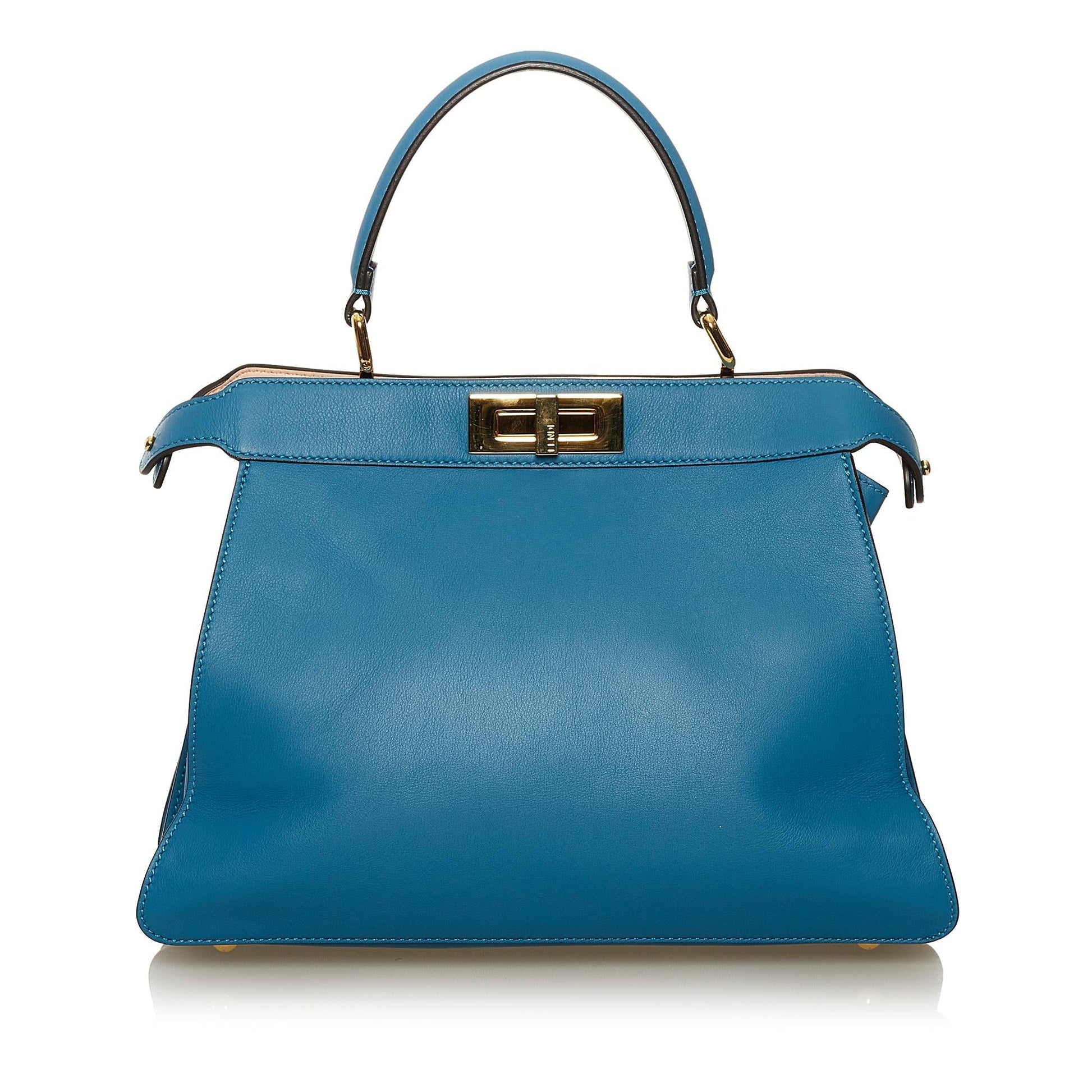 Fendi Peekaboo Iseeu Satchel Shg Leather Medium Satchel Bag