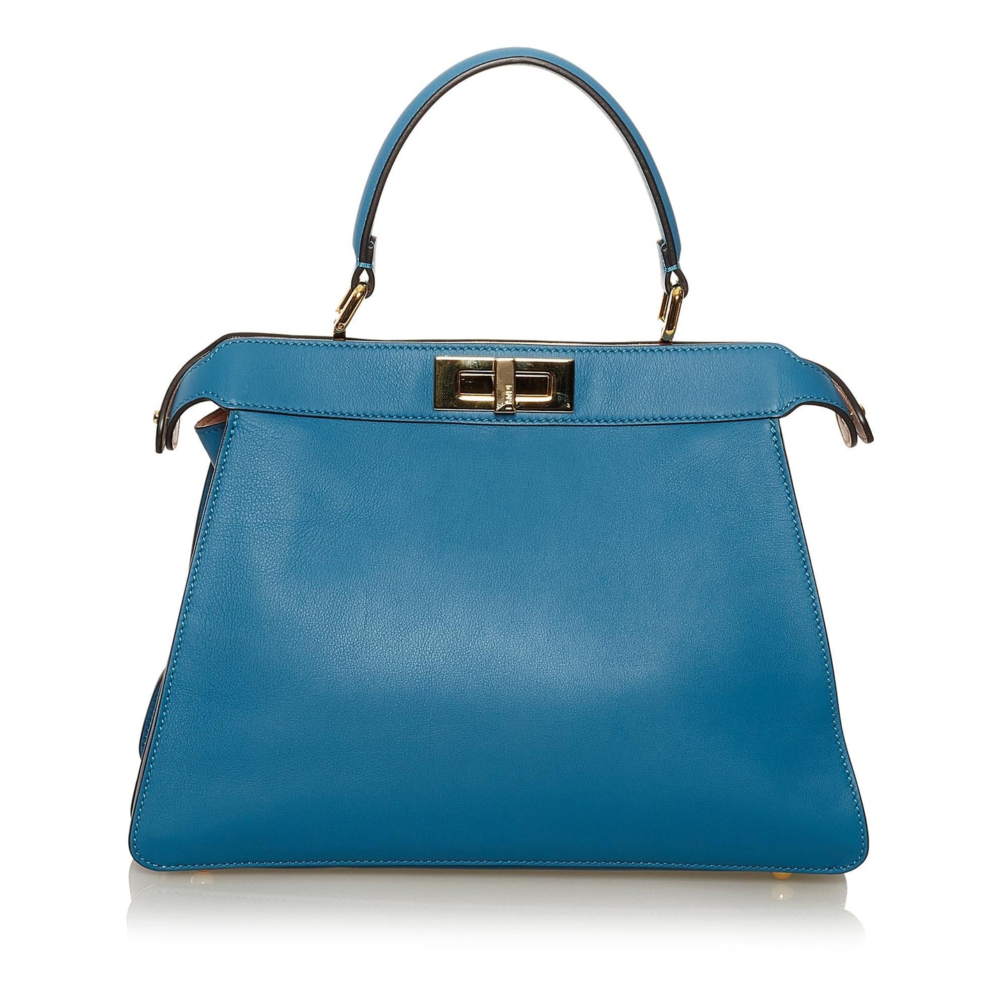 Fendi Peekaboo Iseeu Satchel Shg Leather Medium Satchel Bag