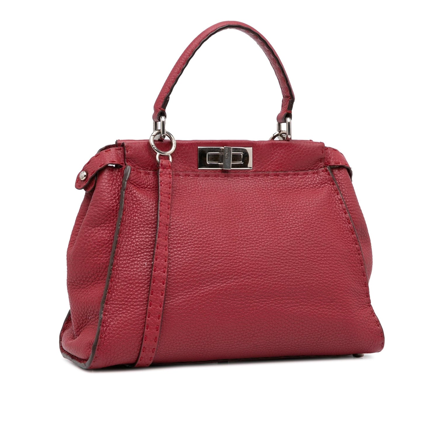 Fendi Peekaboo Selleria Shg Wxhi68 Satchel Bag Medium
