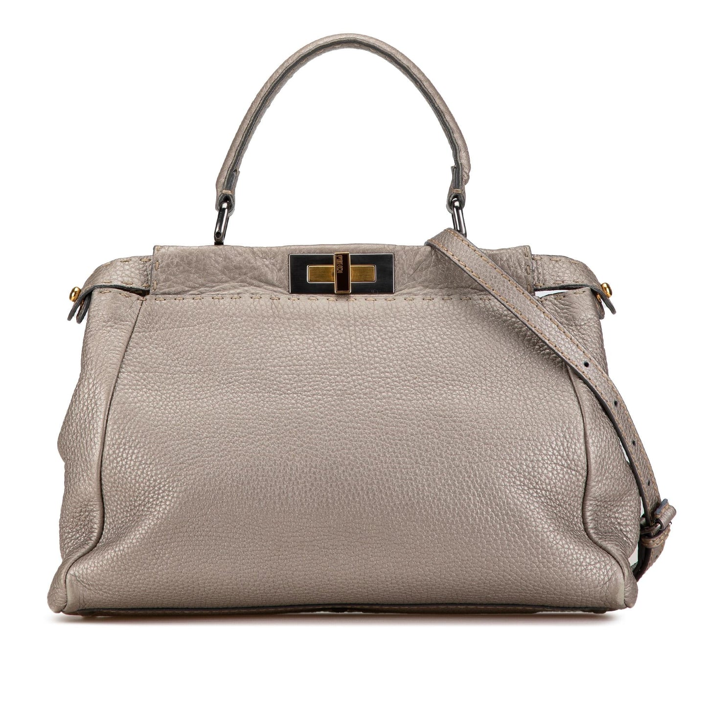 Fendi Selleria Peekaboo Shg Lrk8Bp Satchel Bag Medium