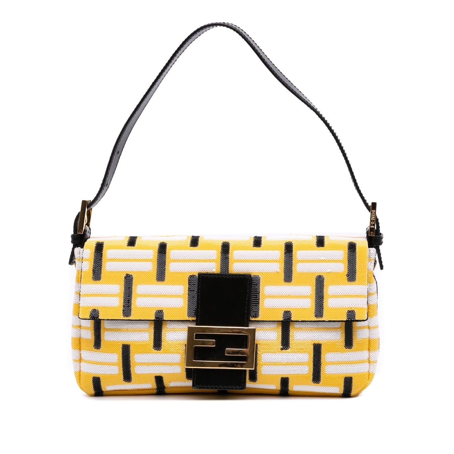 Fendi Sequin Baguette Shoulder Bag Medium