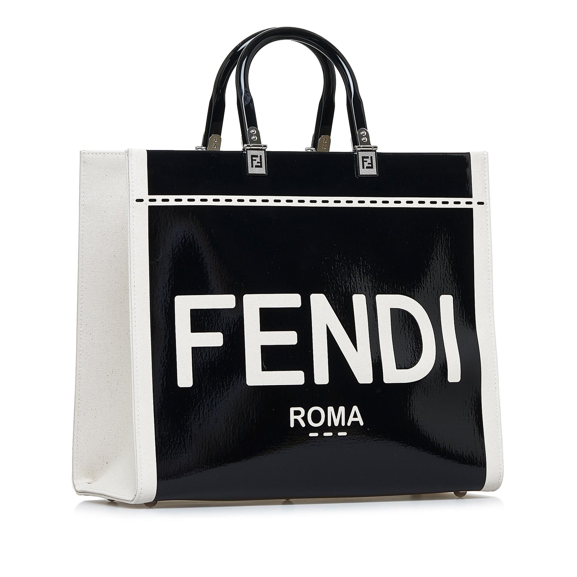 Fendi Sunshine Shopper Tote Shg Yiecov Medium Tote Bag