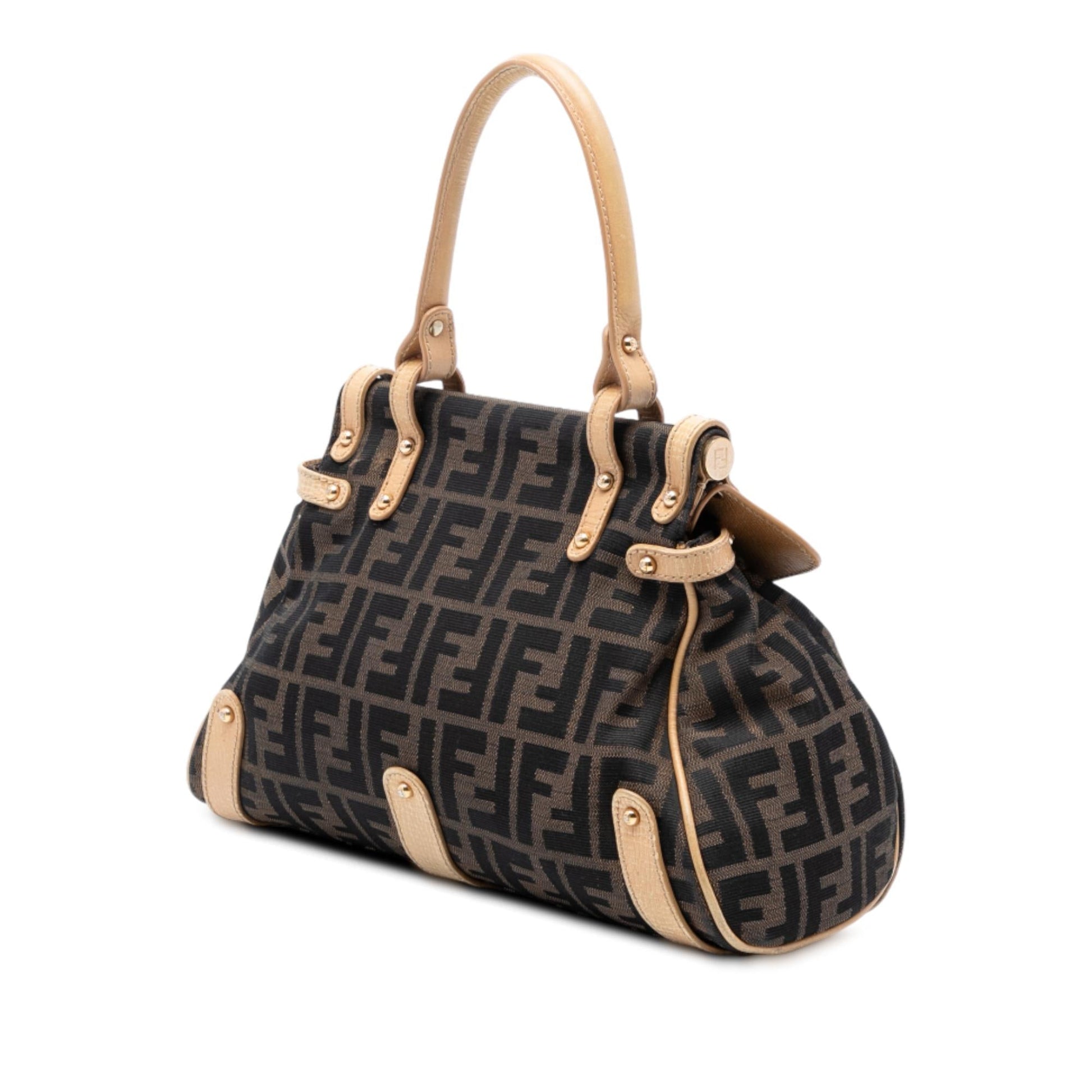Fendi Zucca Magic Tote Canvas Medium Tote Bag