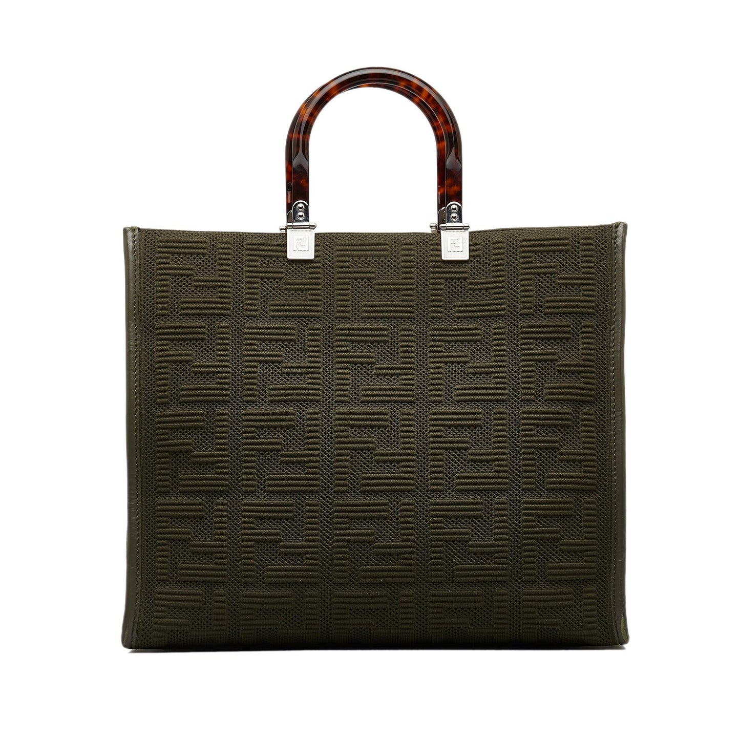 Fendi Zucca Sunshine Shopper Tote Medium Tote Bag