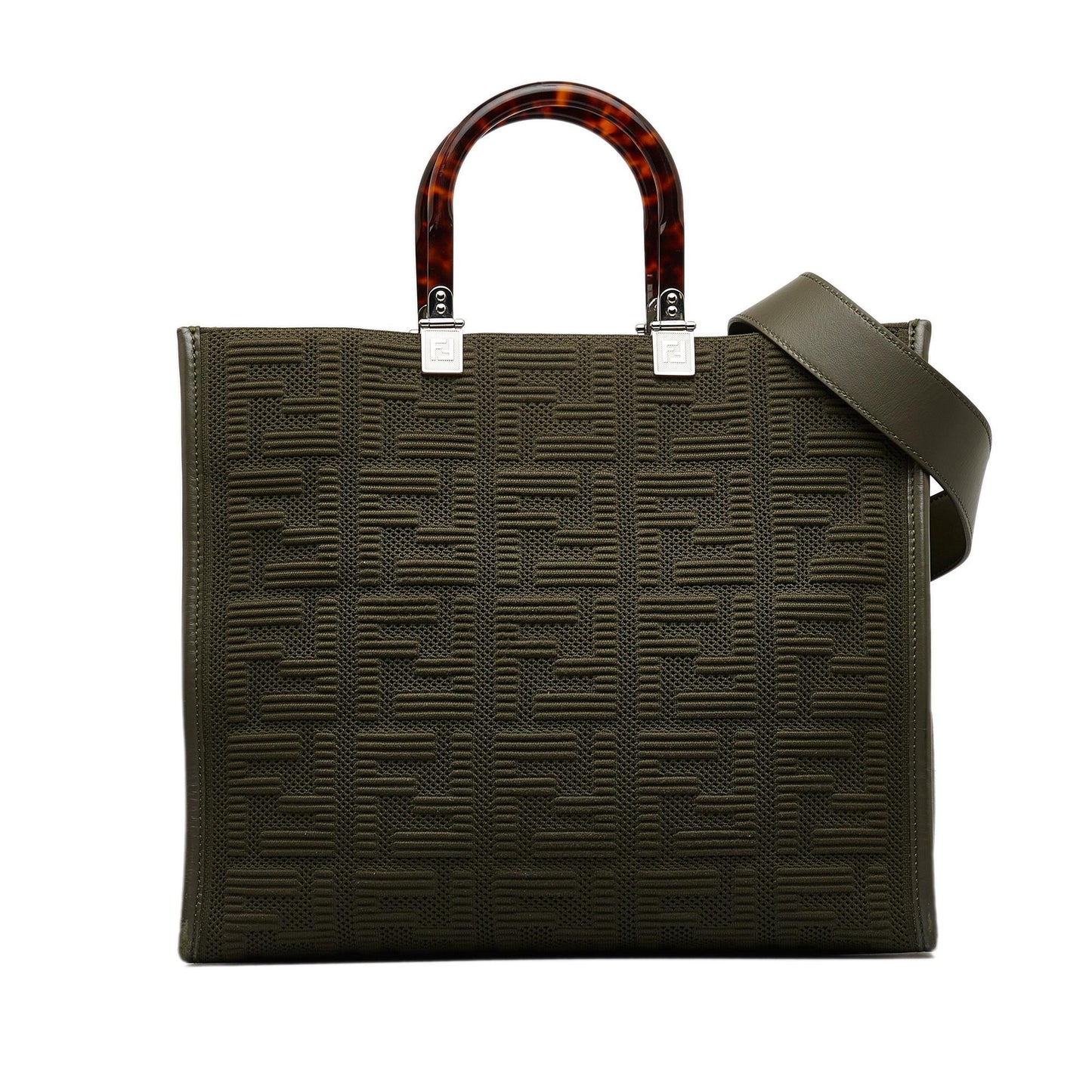 Fendi Zucca Sunshine Shopper Tote Medium Tote Bag