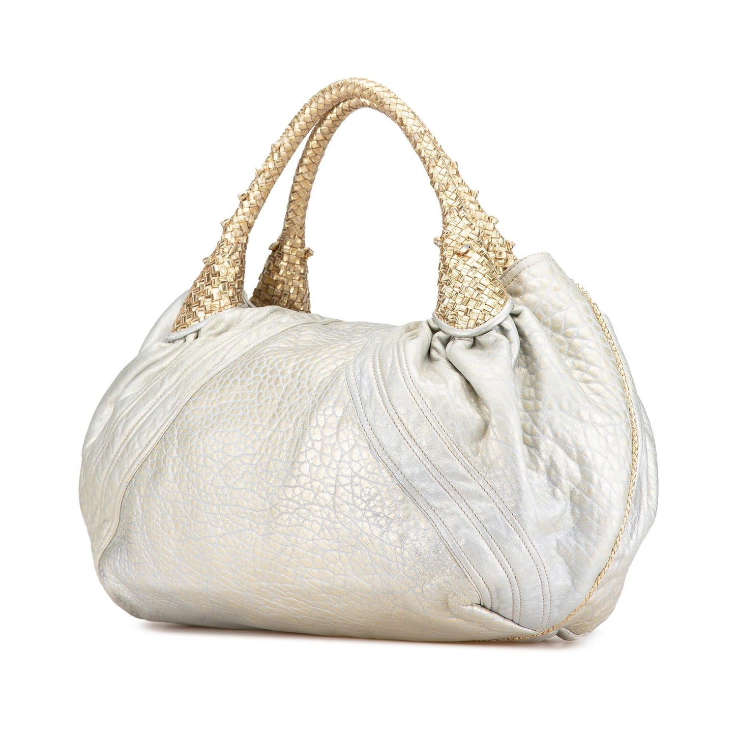 Fendi Metallic Spy Hobo Bag Shg Evkhyb Leather Shoulder Bag